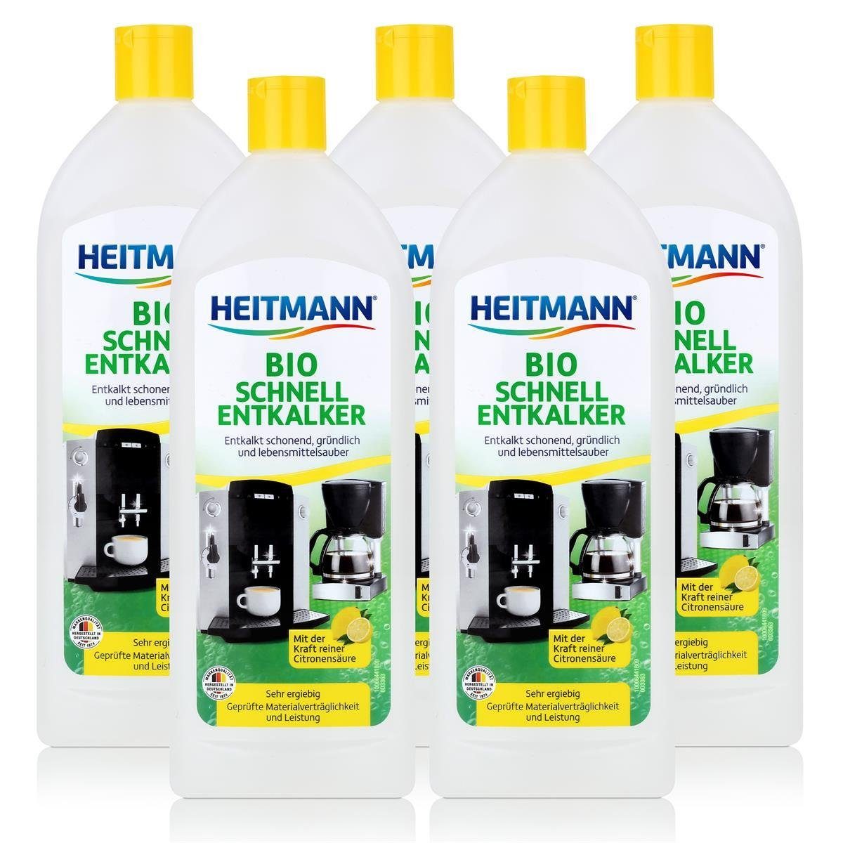 HEITMANN Heitmann Bio Schnell Entkalker 250ml - Reinigung von Kaffeemaschinen (Entkalker | Entkalker