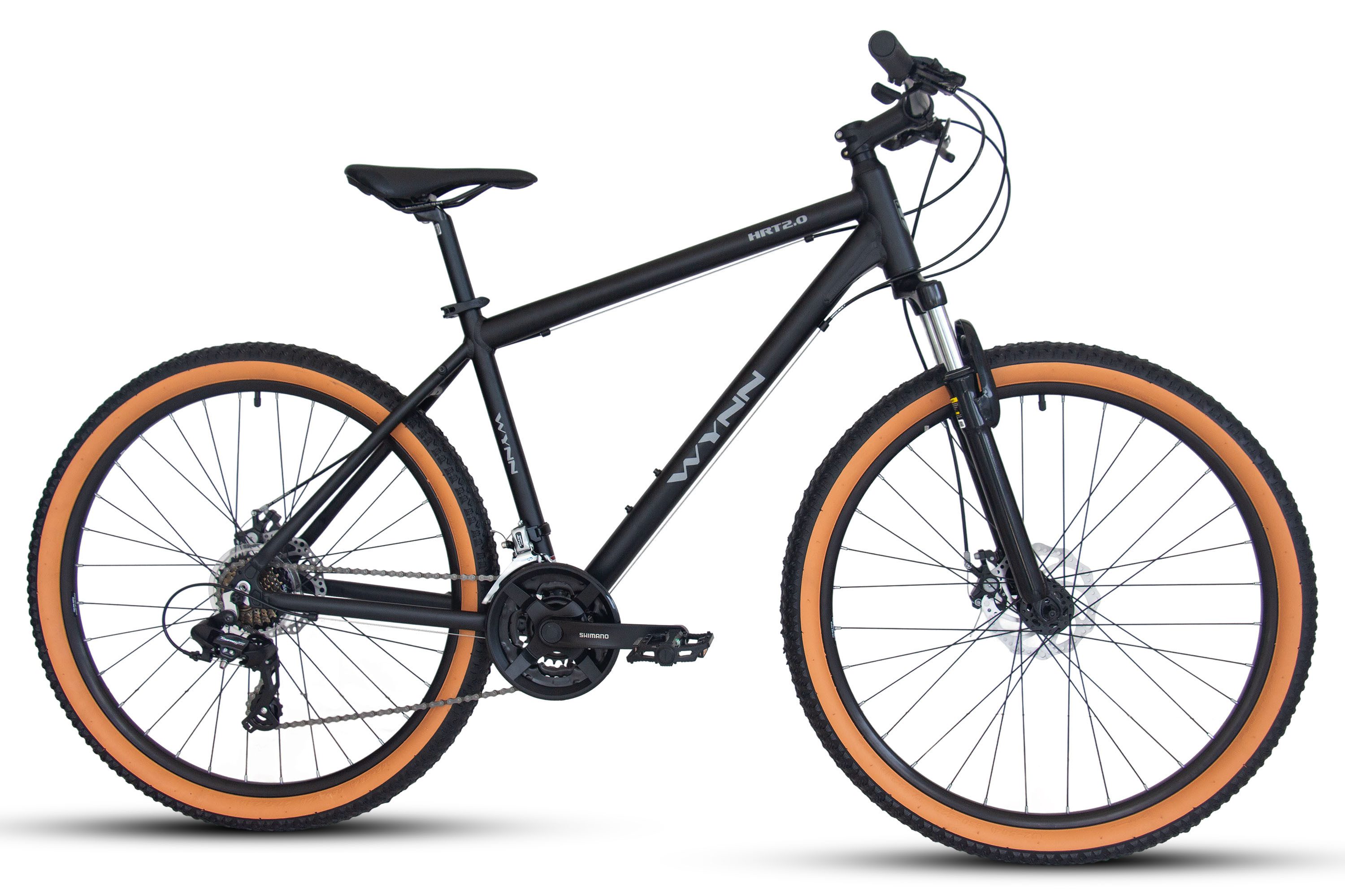 WYNN Mountainbike MTB 27,5 Zoll HRT2.0 Shimano Tourney 21 Gang Scheinenbremse Unisex, 21 Gang Shimano Tourney Schaltwerk, Kettenschaltung