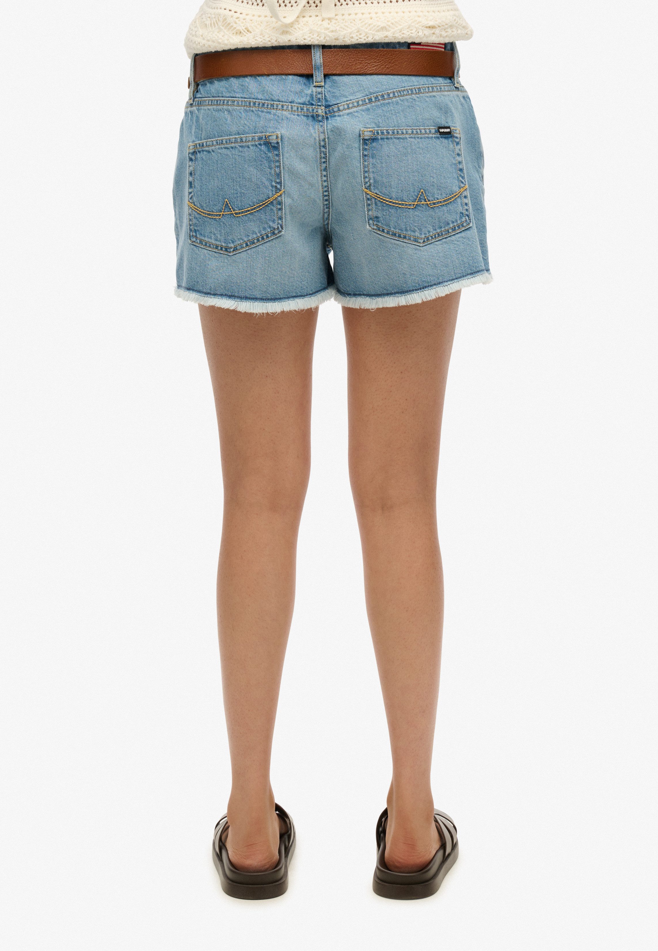 Superdry Jeanshotpants MID RISE DENIM HOT günstig online kaufen
