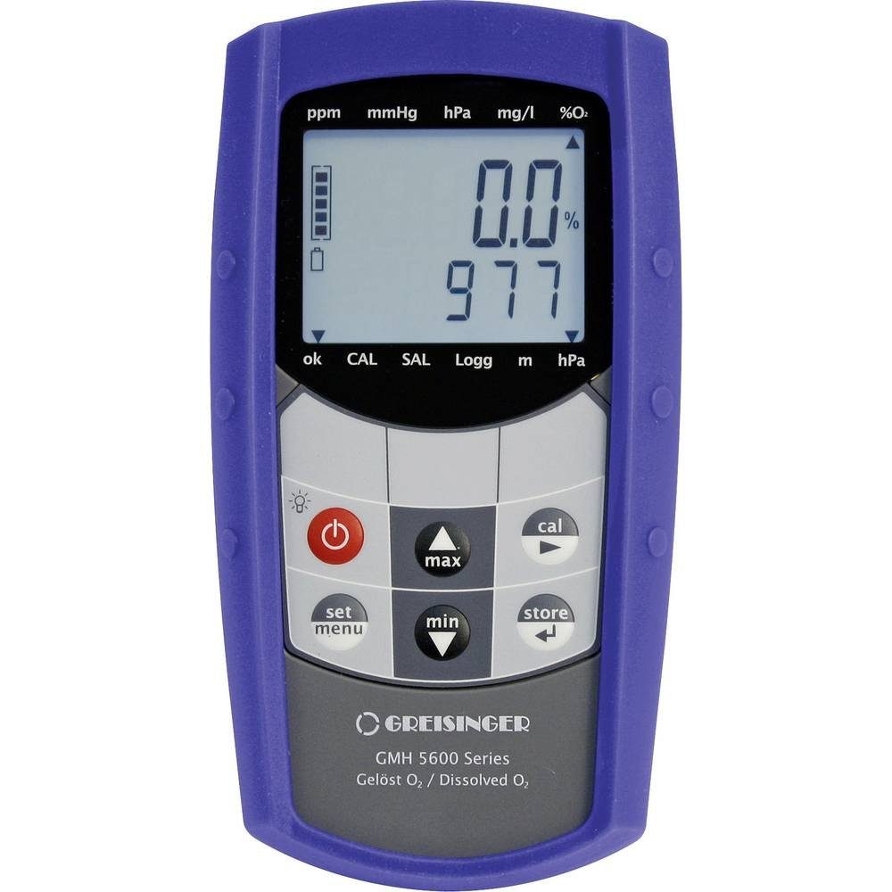 Greisinger Wasserzähler Handmessgerät für gelösten Sauerstoff GMH 5630