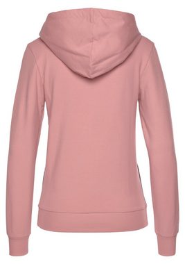 Bench. Loungewear Kapuzensweatjacke mit Glitzer Streifen, Loungeanzug