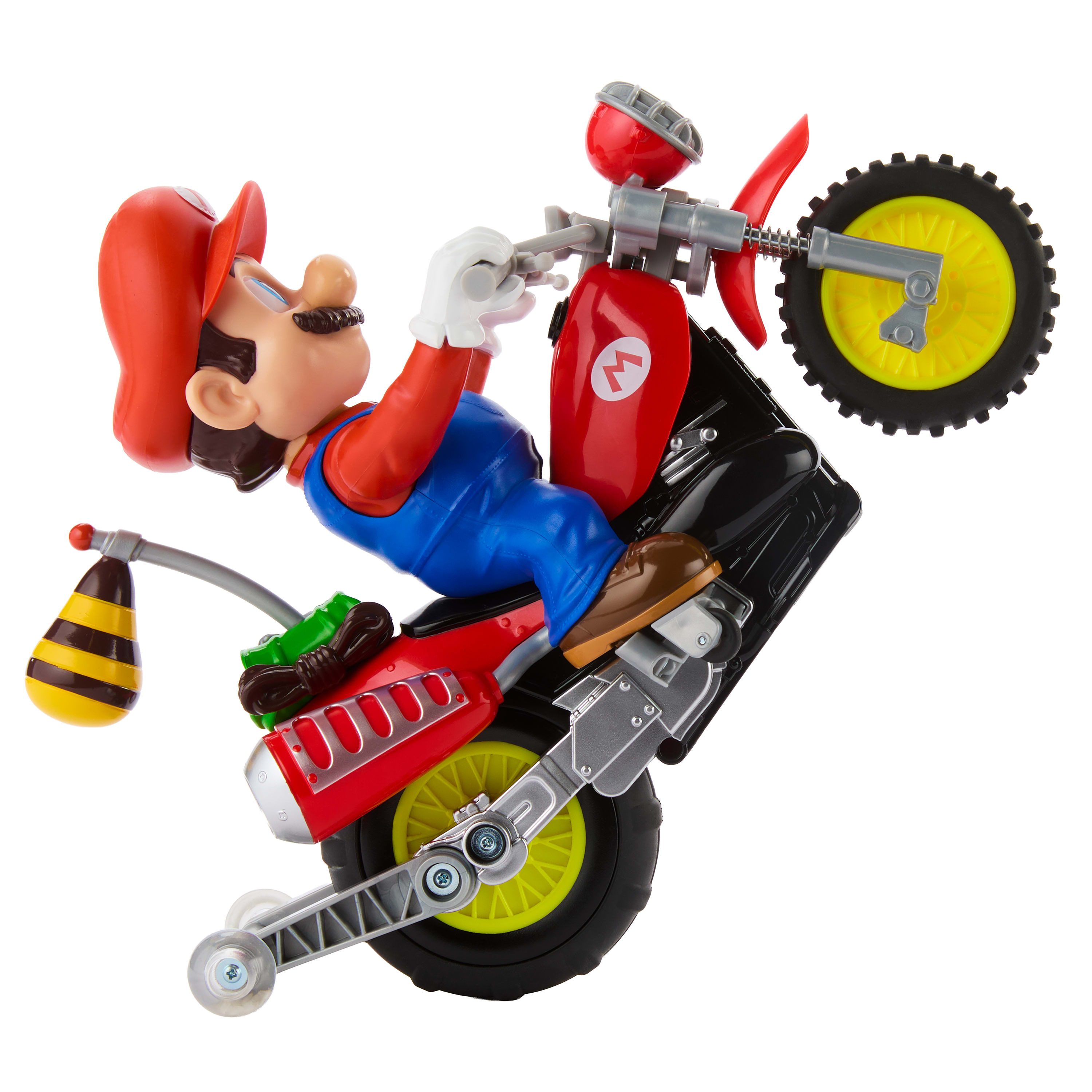 Hot Wheels RC-Motorrad Mario Kart, Mario Wheelie