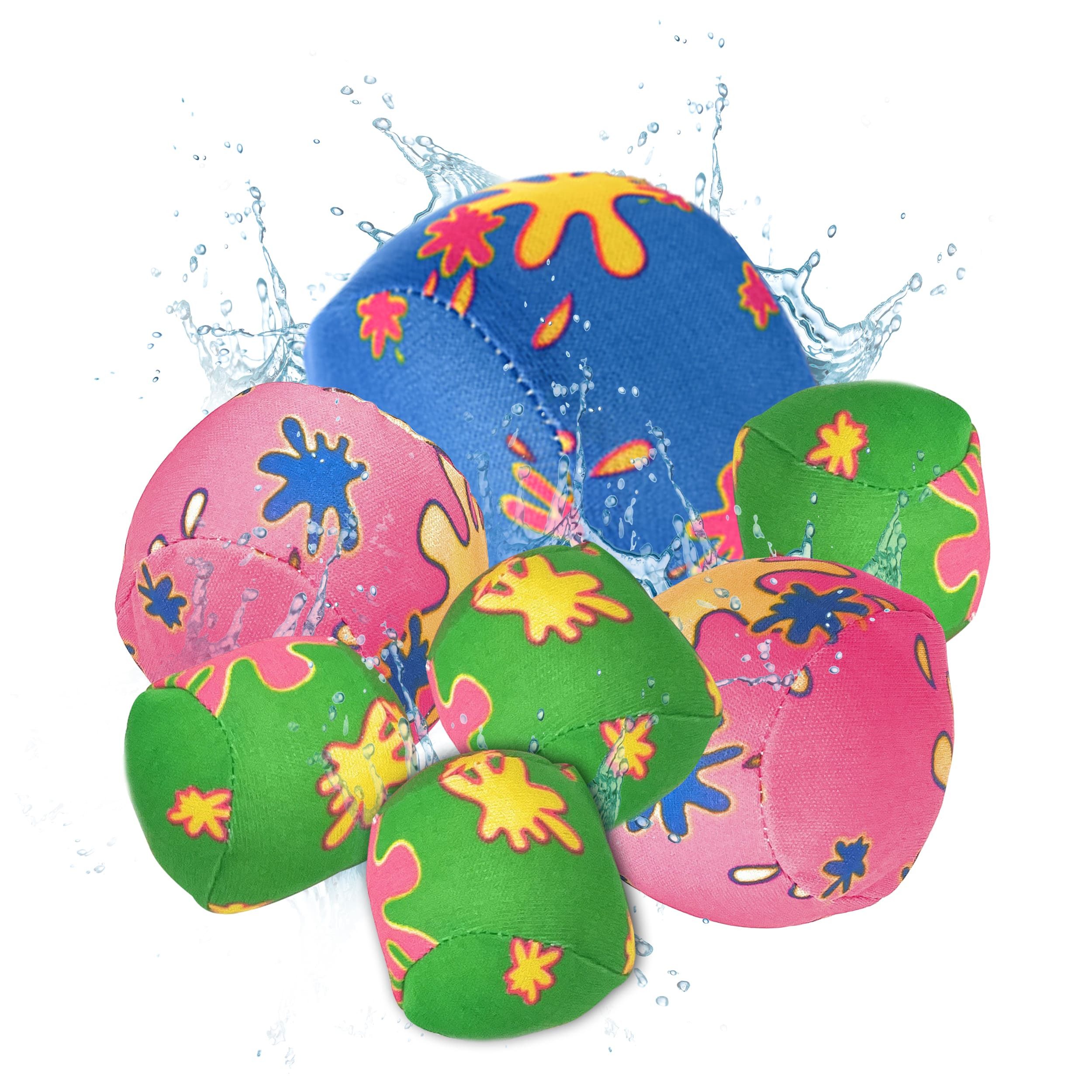 AMLI Wasserball Водные мячи Soft 7er Set in drei Größen (7-St), Wasserbomben Мячи Set Wiederverwendbare Wasserballons Ball