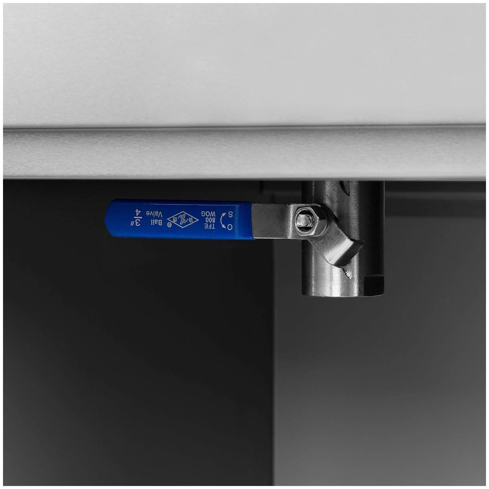 Royal Catering Fritteuse RCPKF 13DSH, 5000 W, 16 L Fritöse mit Unterschrank Ablasshahn 400V – Bild 5 von 5