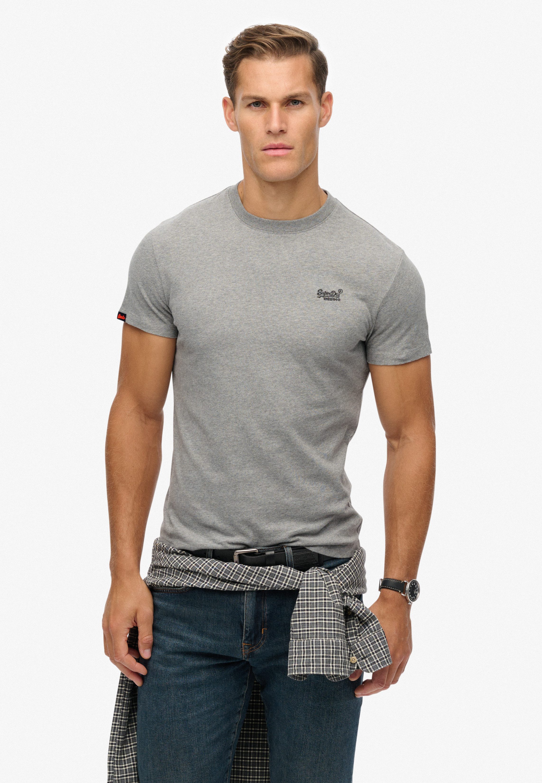 Superdry Rundhalsshirt ESSENTIAL LOGO EMB TEE