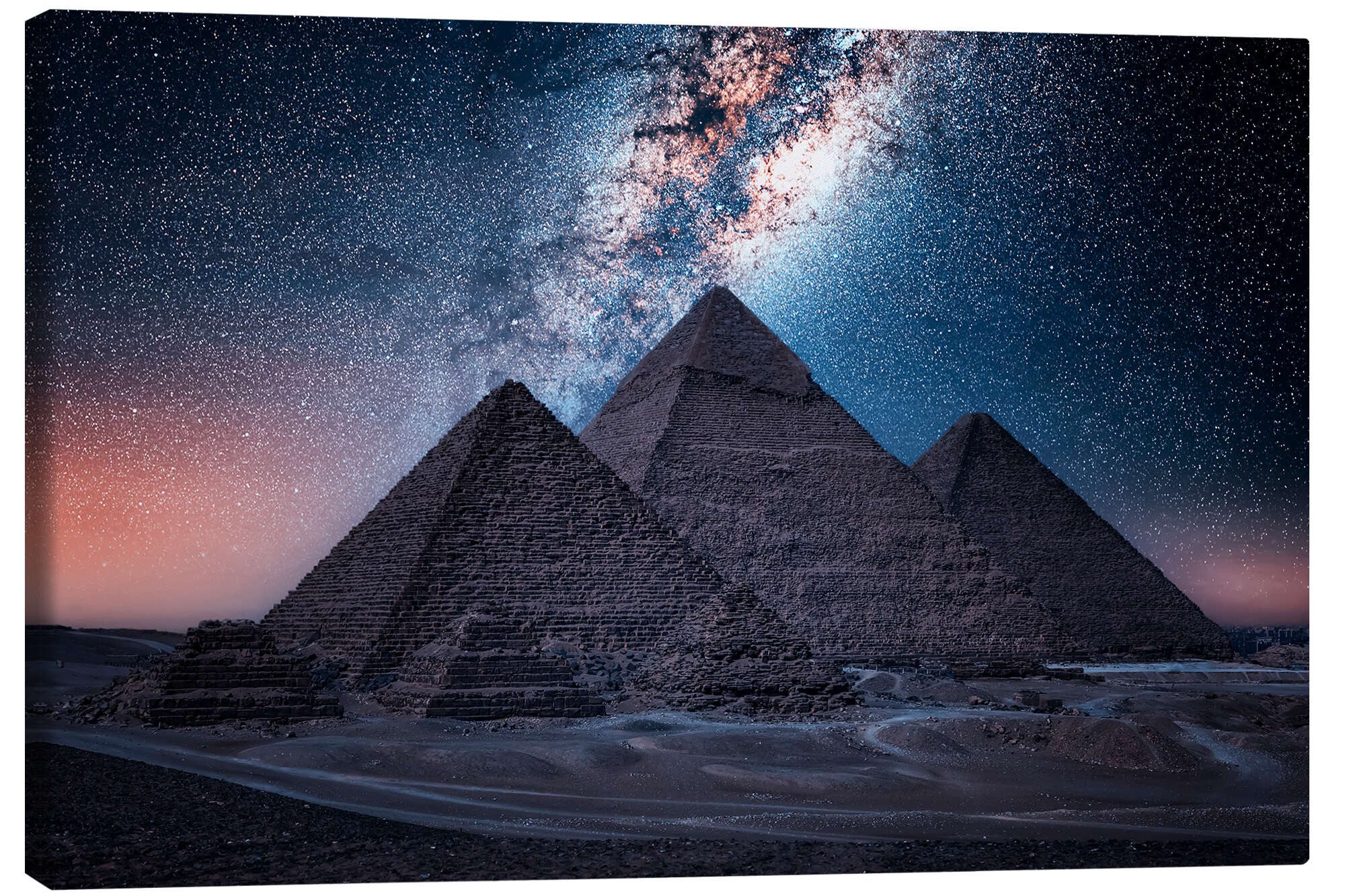 Posterlounge Wandbild Ägyptische Nacht, Manjik Pictures, erhältlich als Poster, Leinwandbild, Wandsticker oder Acrylglasbild