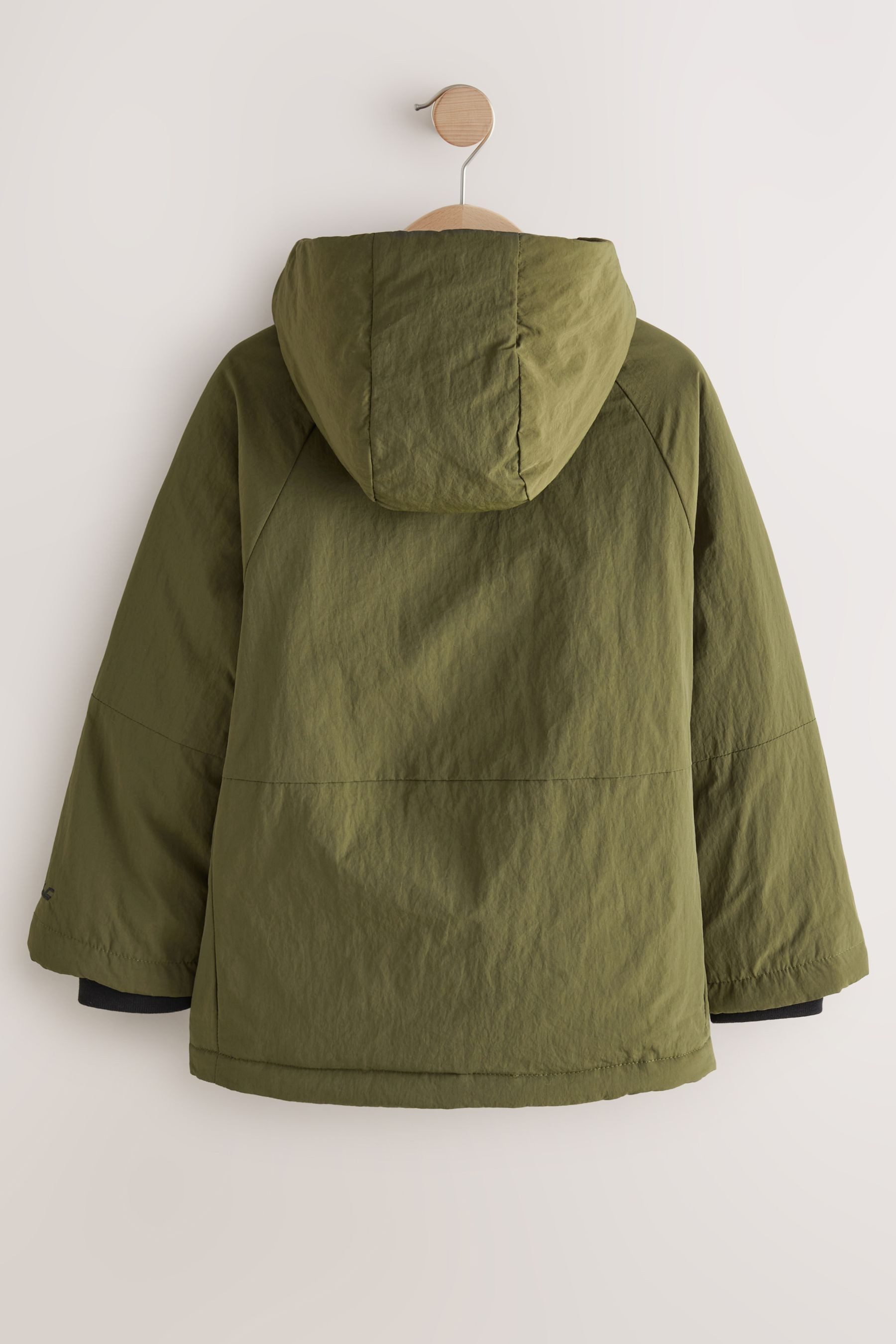 Next Regenjacke Spritzwasserabweisender, wattierter Mantel (1-St)