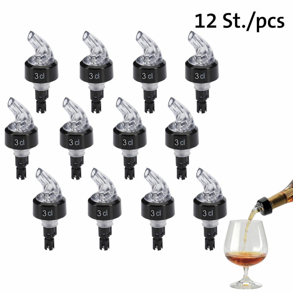 WESTMARK Flaschenausgießer »Auto-Pour« 3cl glasklar, 12 Stk. Dosierausgießer, mm