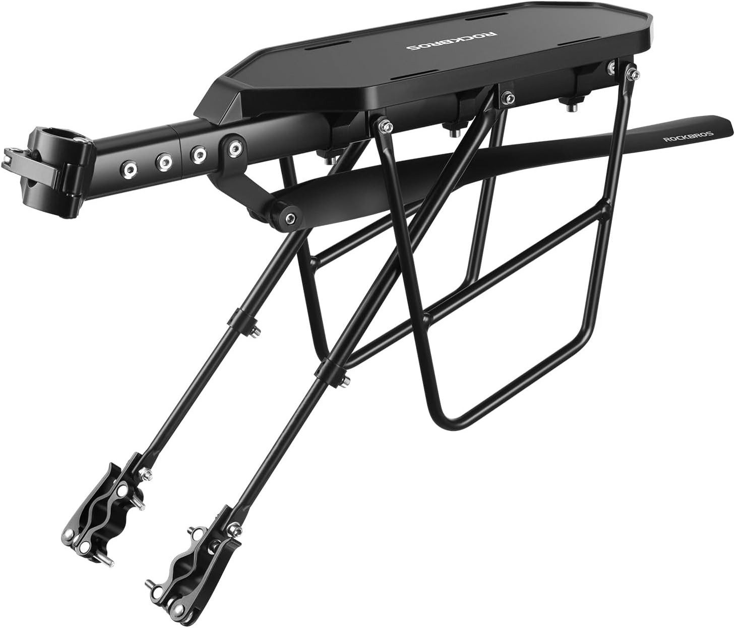ROCKBROS Gepäckträgertasche Alu-Fahrrad-Gepäckträger mit Schnellspanner