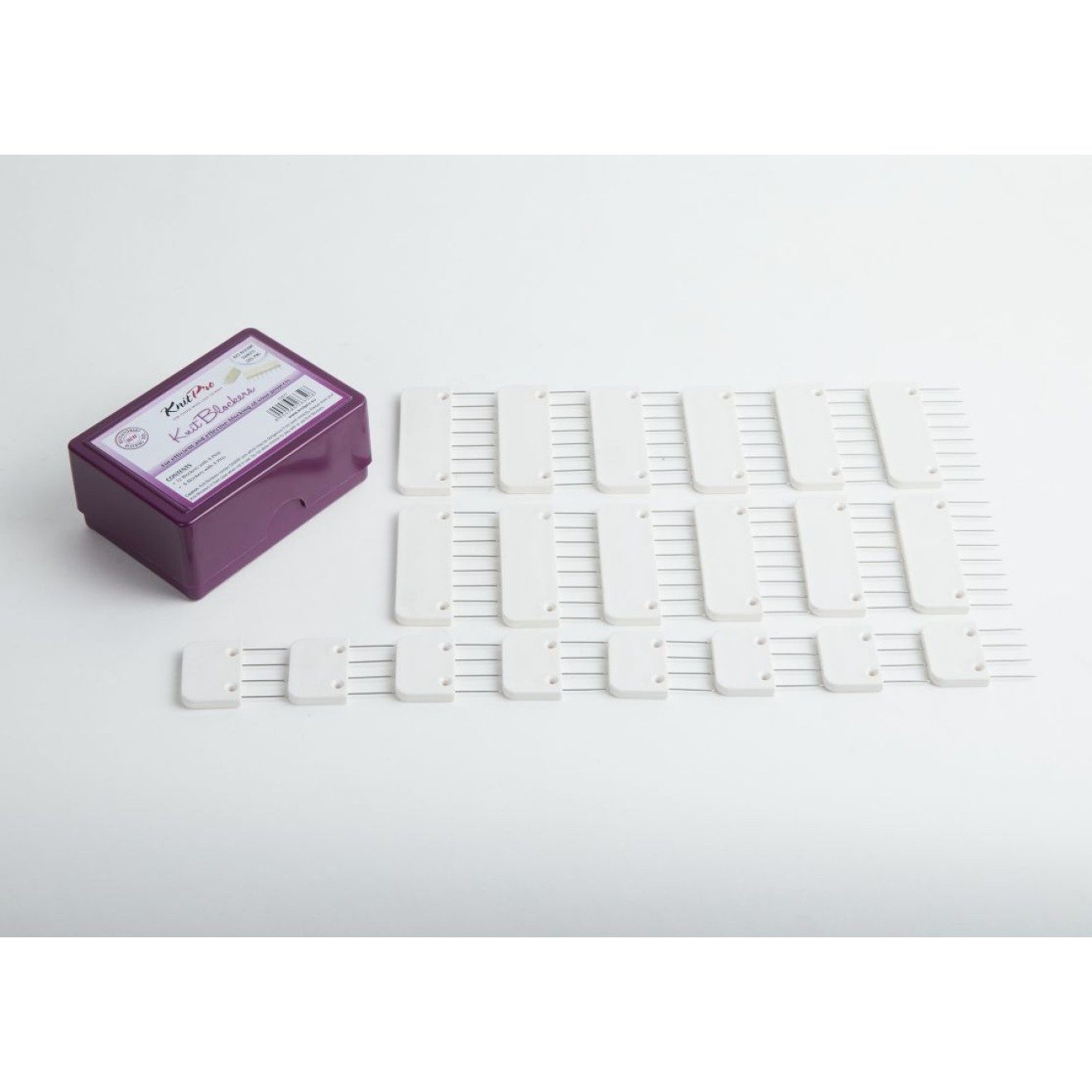 KnitPro Rundstricknadeln Kammnadeln mit Befestigungslöchern sortiert