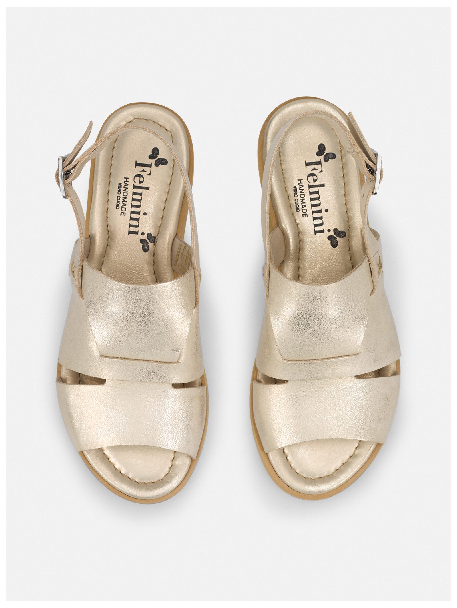 Felmini Sandalen Leder . Riemchensandalette