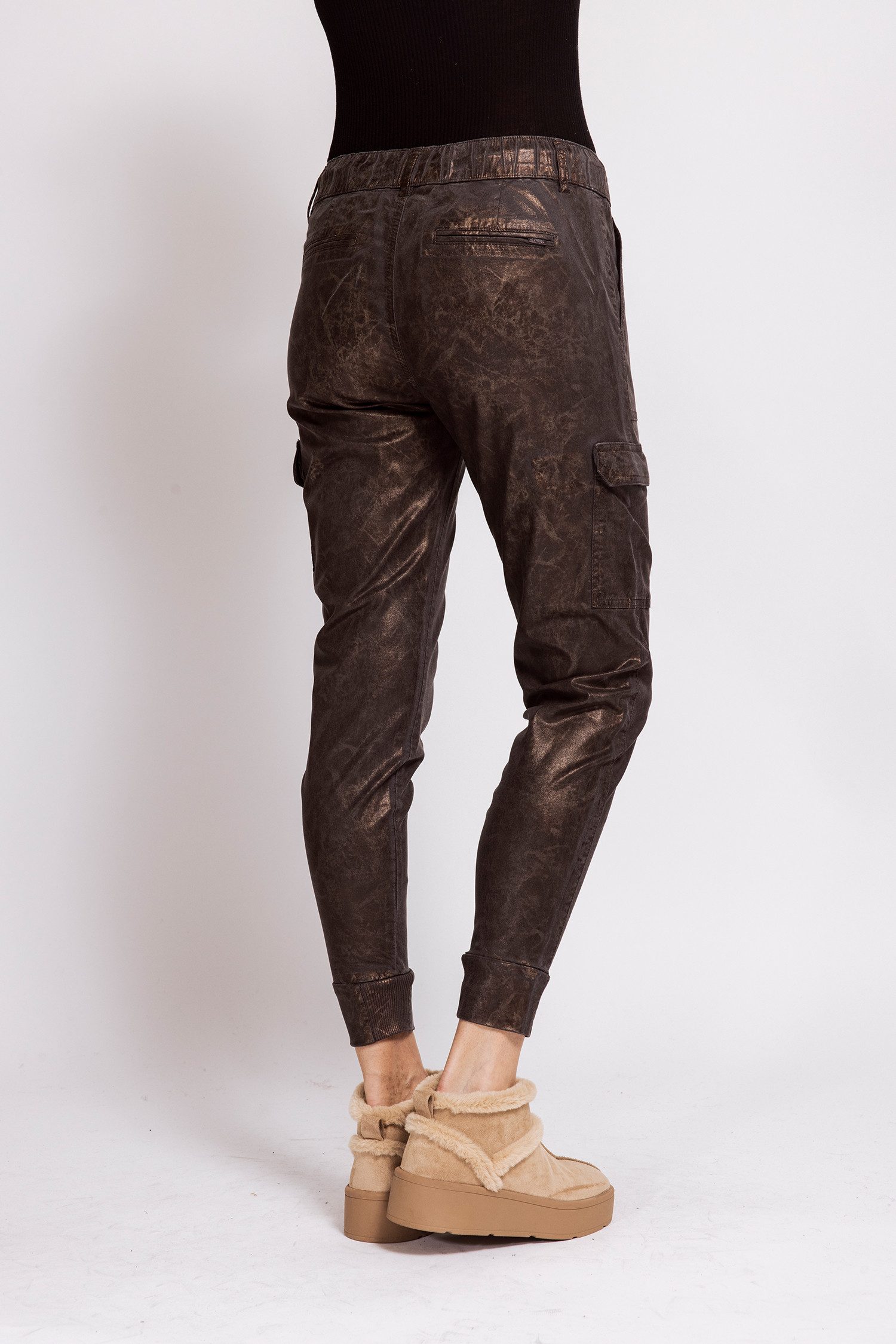 Zhrill Cargohose ZHDAISEY Slim Fit Passform, für lässigen Look, mit Elastikbund und Tunnelzug – Bild 4 von 5