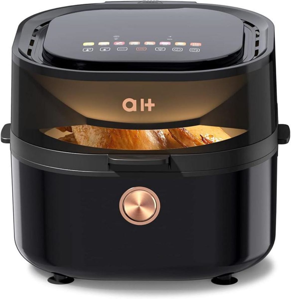 AUKEY Heißluftfritteuse Alpha Elite YJ-903A, 1500 W, 5,5L Airfryer mit Sichtfester, 8 Programme, 360° Heißluft, 40-200°C