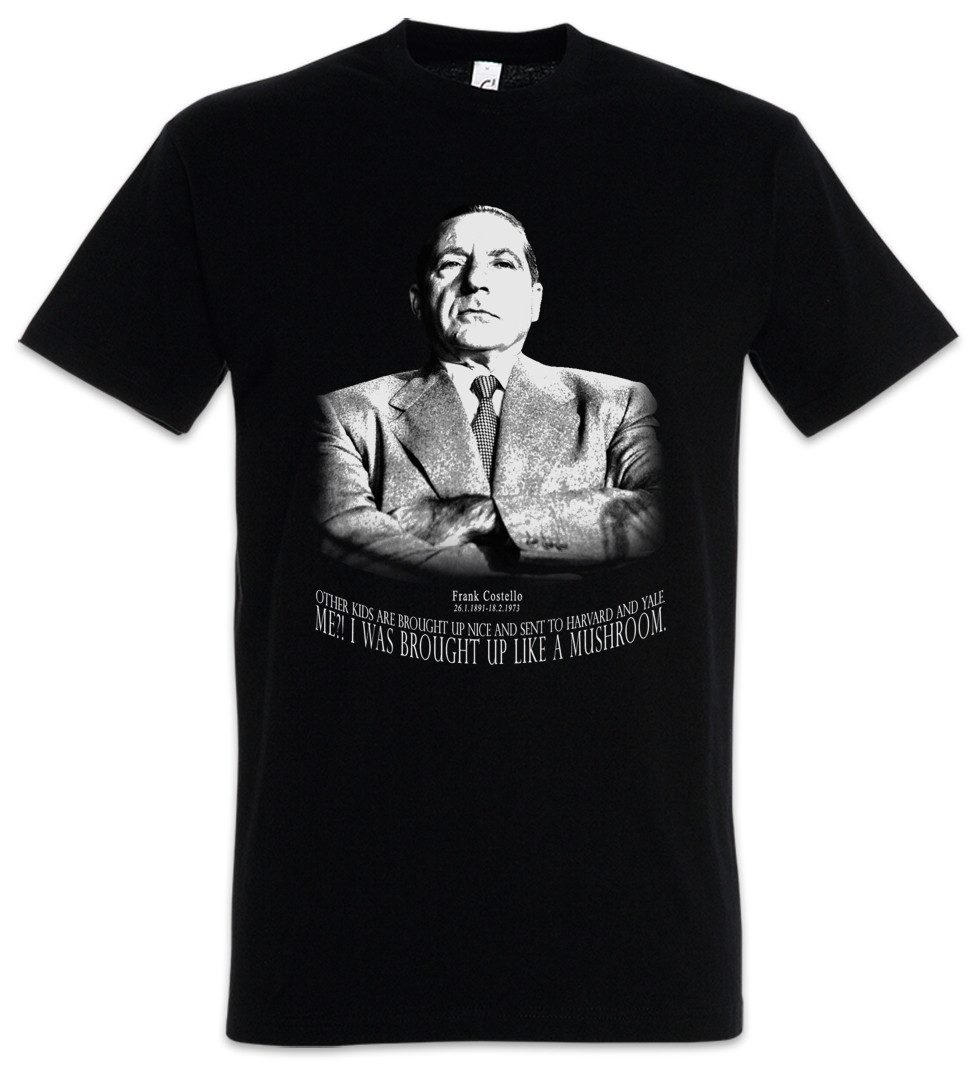 Urban Backwoods Print-Shirt Frank Costello Portrait Herren T-Shirt Mafia Mob Capone New York Al (1-tlg) Gangster Boss Crime Family