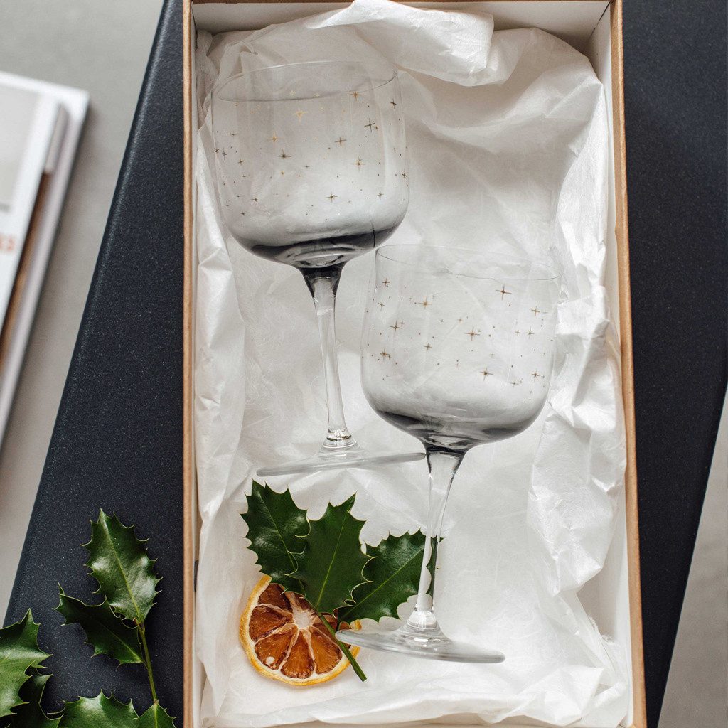 like. by Villeroy & Boch Weißweinglas Winter Glow Weinkelche 270 ml 2er Set, 2-tlg., Kristallglas