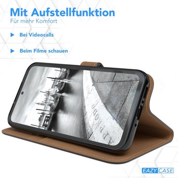 EAZY CASE Handyhülle Uni Bookstyle für Samsung Galaxy A54 6,4 Zoll, Schutzhülle mit Standfunktion Kartenfach Handytasche aufklappbar Etui