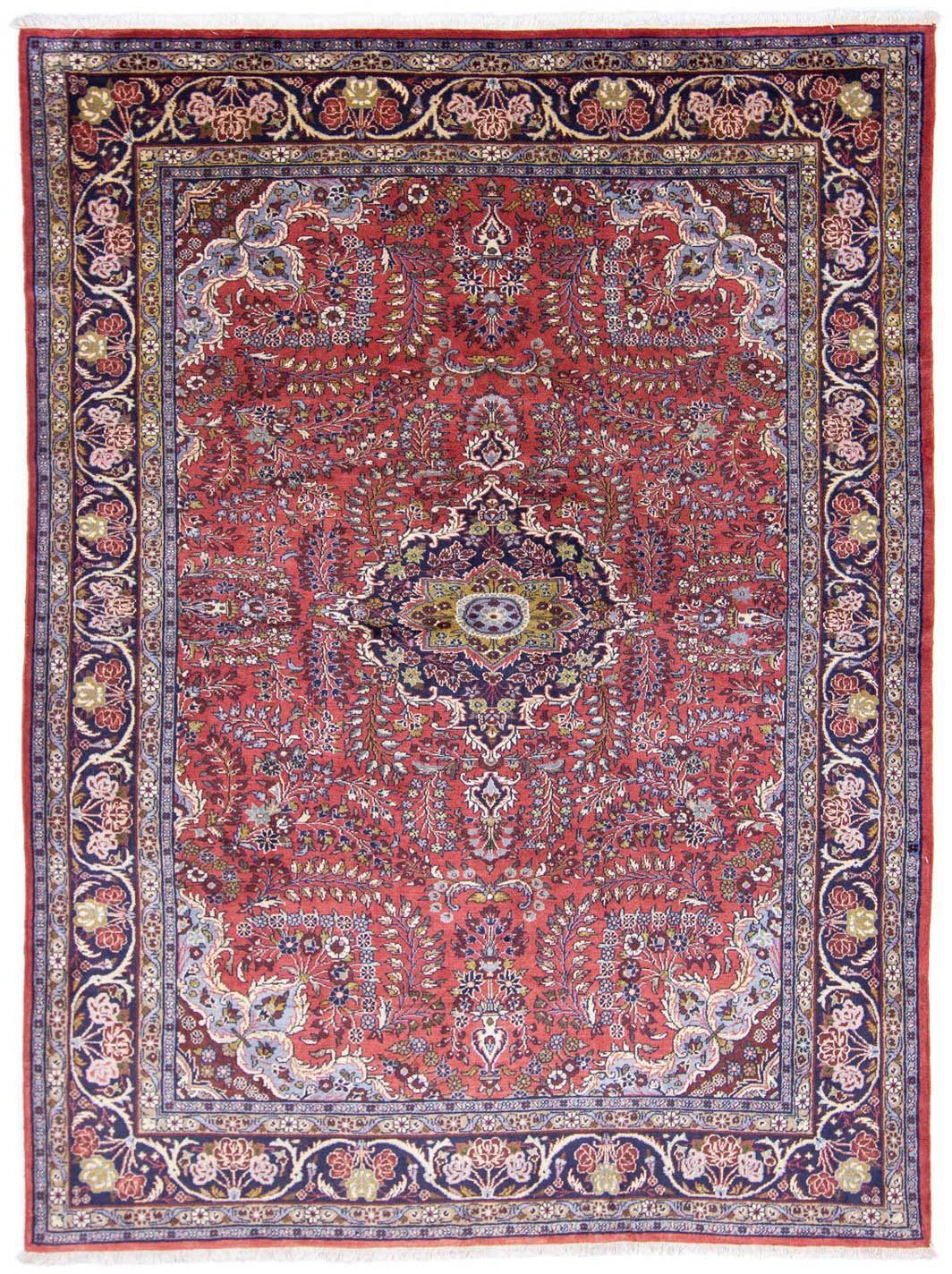 Wollteppich Mehraban Medaillon Rosso 289 x 212 cm, morgenland, rechteckig, Höhe: 10 mm, Unikat mit Zertifikat