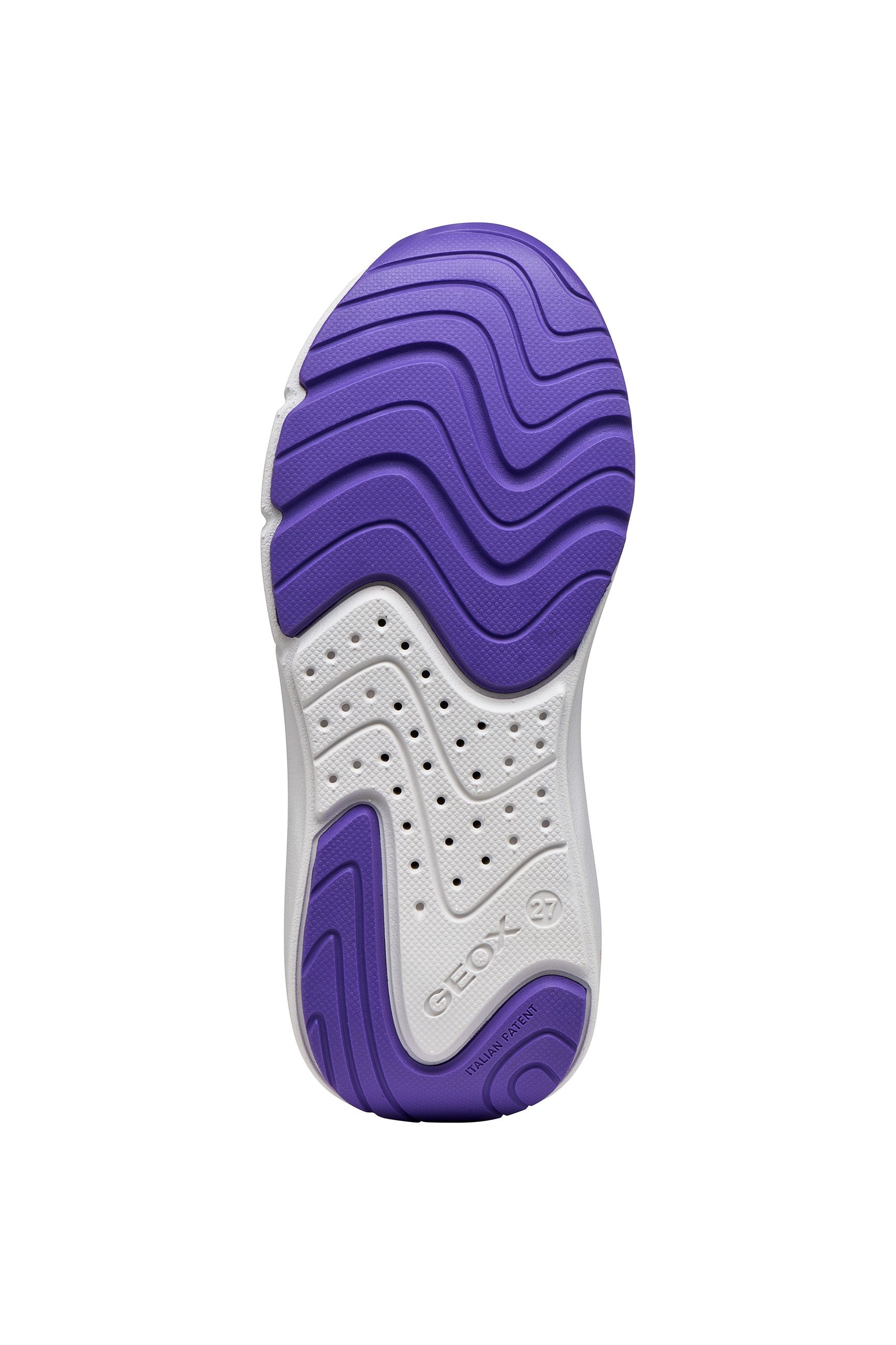 Geox J PRO-RAN GIRL Sneaker Slipper mit Klettverschluss, Größenschablone zum Download