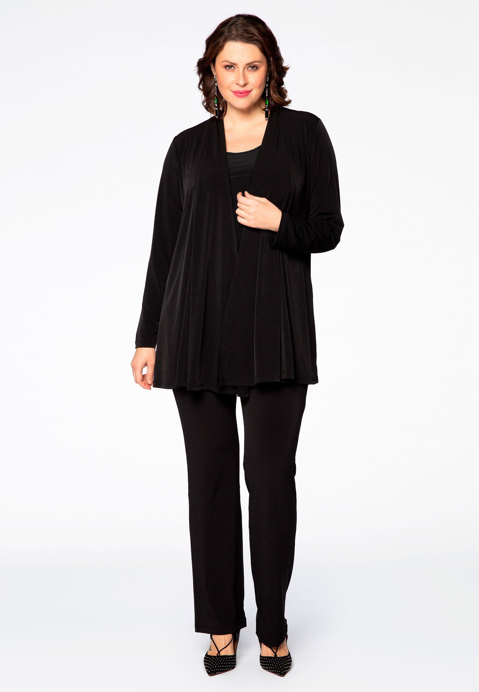YOEK Cardigan Damen Strickjacke Große Größen