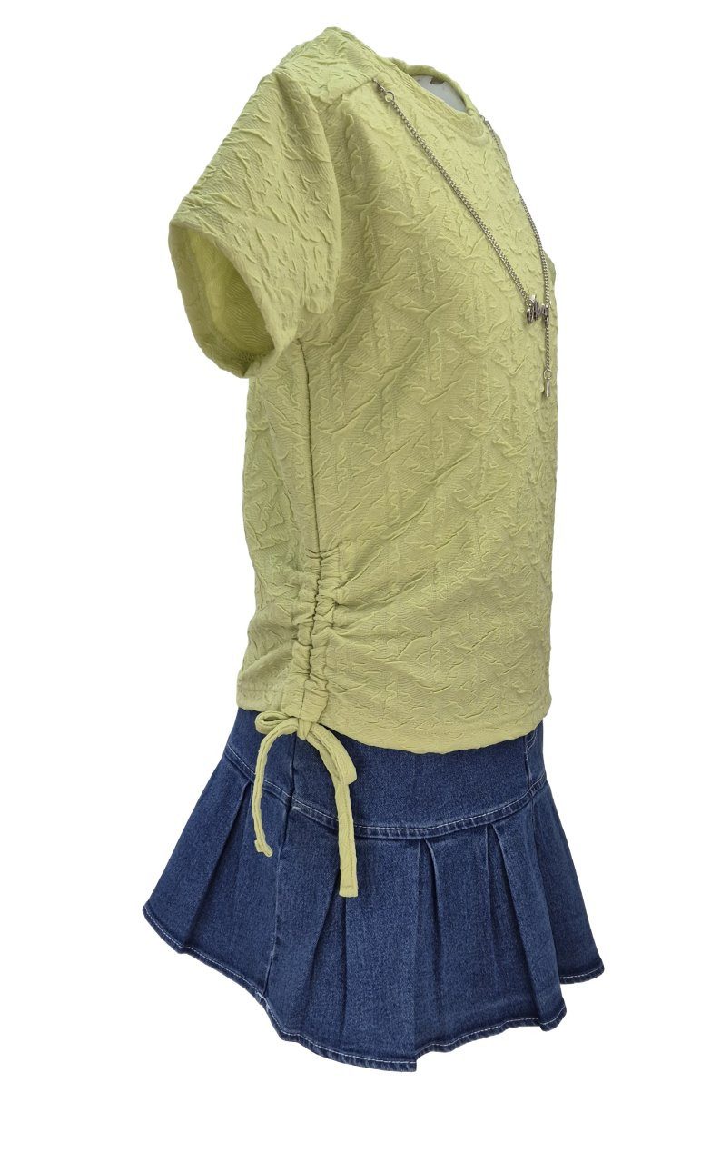 Girls Fashion Shirt & Rock Set Sommerset T-Shirt + Rock 2-tlg. Sommer MS052e (Set, T-Shirt+Rock)
