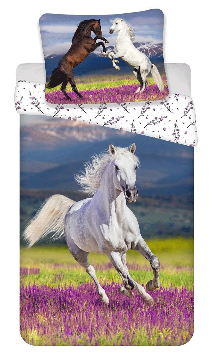 Jerry Fabrics Kinderbettwäsche Pferd, Renforcé, 2 teilig günstig online kaufen