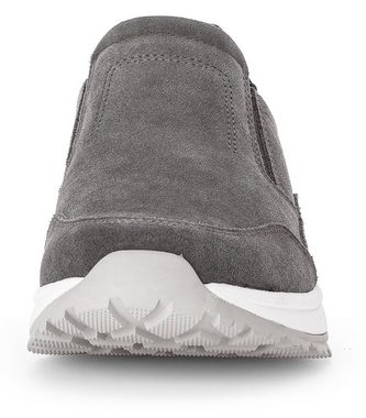 Gabor Rollingsoft Slipper Schlupfschuh, Komfortschuh mit seitlichem Stretcheinsatz, Weite G