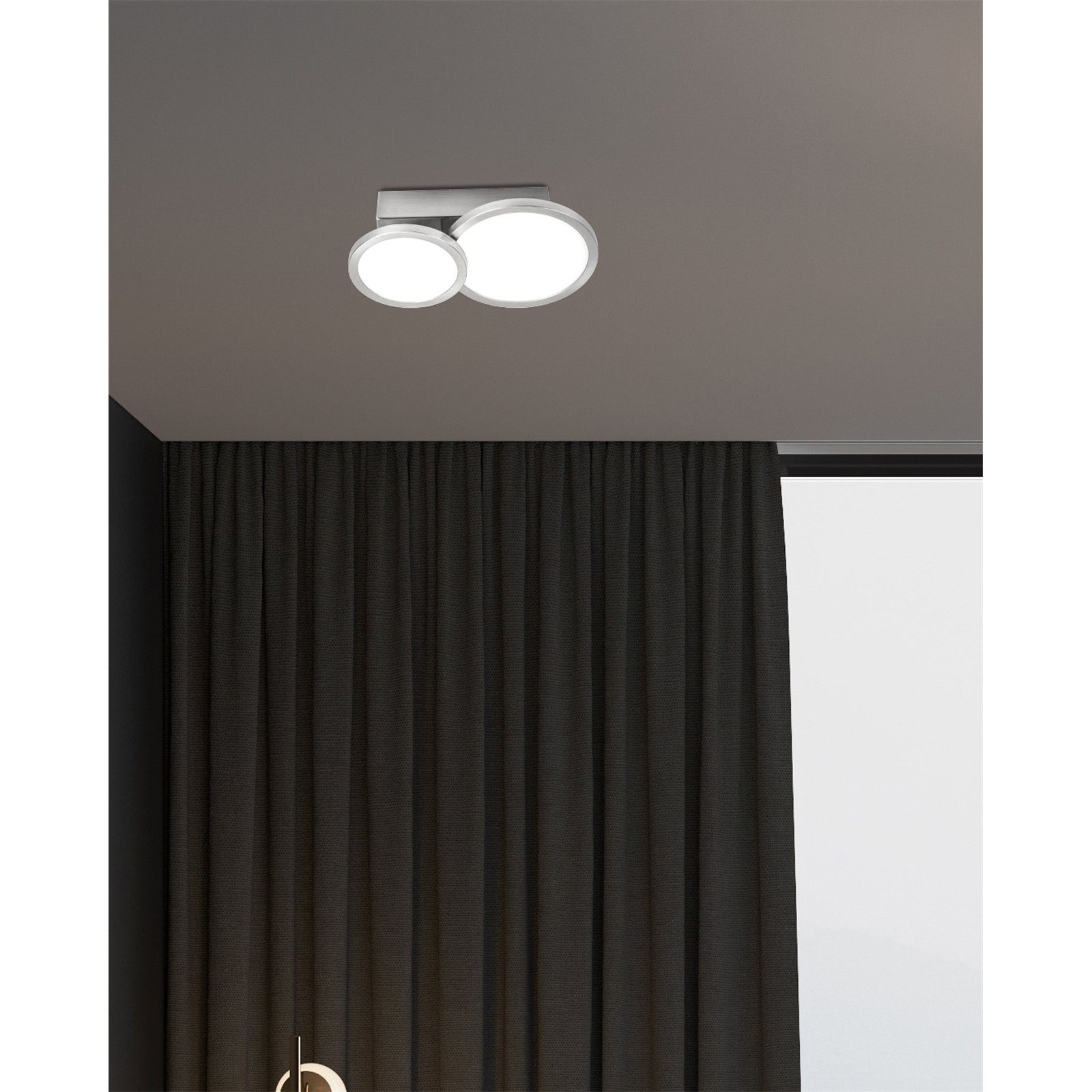 bmf-versand Nino Leuchten Deckenleuchte Deckenlampe LED, 2 NEO, flammig Deckenleuchte