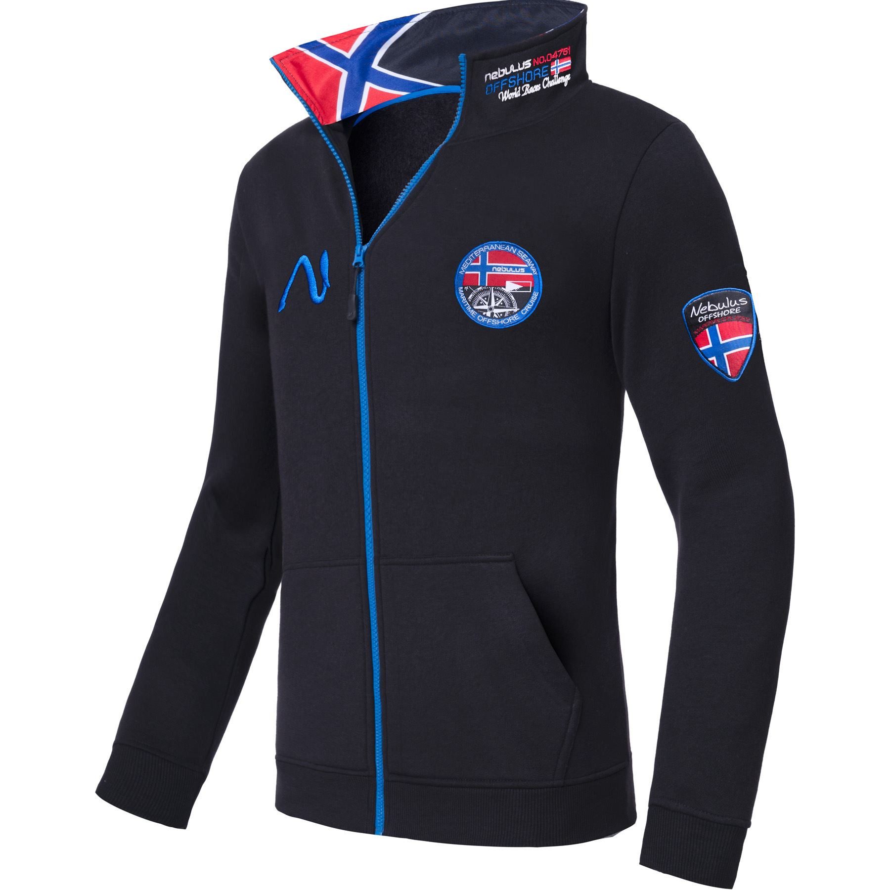 Sweatjacke FORMER, P4121 - Herren, schwarz, XXL