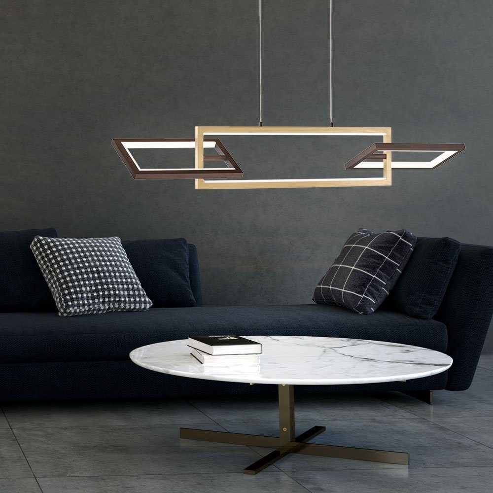 WOFI LED-Hängeleuchte, LED-Leuchtmittel fest verbaut, Warmweiß, Pendelleuchte dimmbar Esstisch Lampe LED Küchenlampe hängend