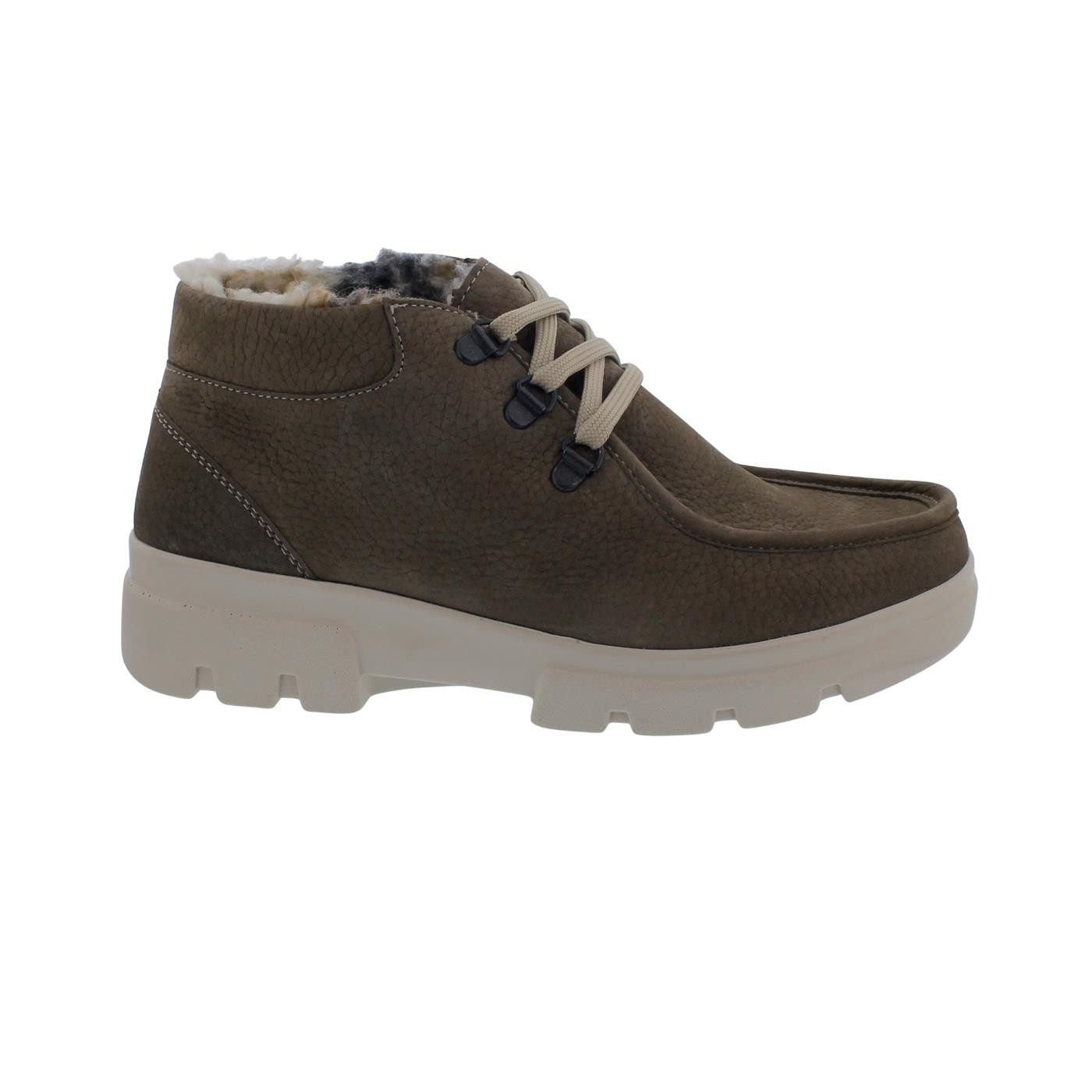 Berkemann Mabelle Bootie, keramik, Nubukleder, Schurwollfutter, Wechse Schnürstiefel
