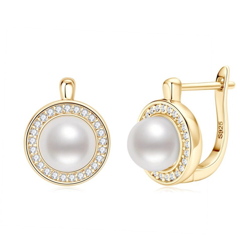 ROUGEMONT Perlenohrringe Extravagante Damen Süßwasser Perlen günstig online kaufen