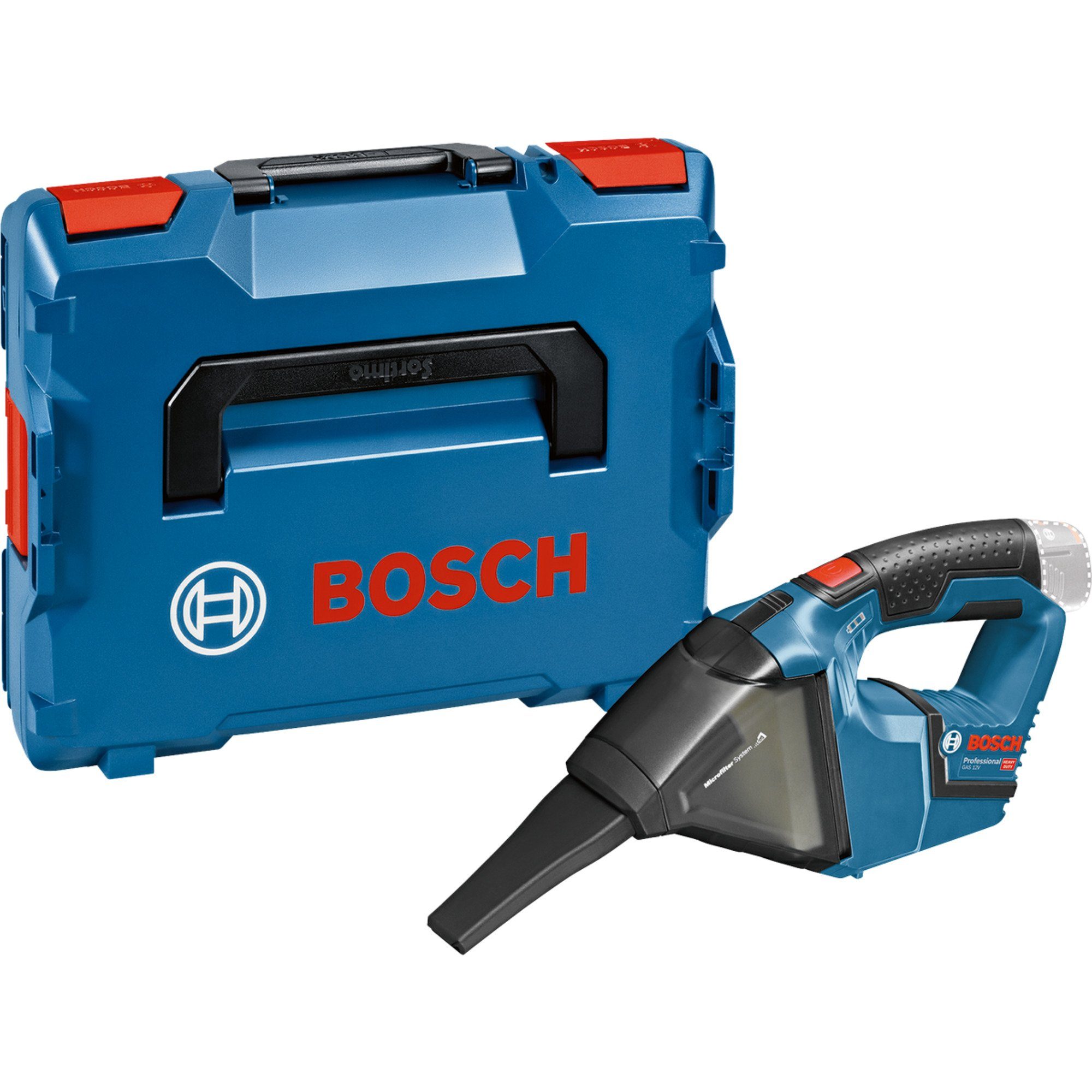 BOSCH Bodenstaubsauger GAS 12V / 10,8V-LI Professional, Beutellos