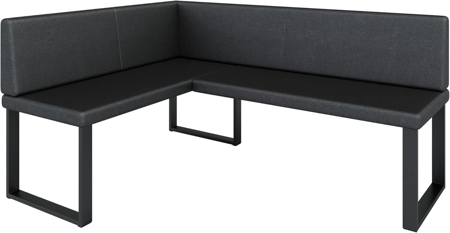 AN FURNITURE STORE Eckbank ALINA Metall, perfekt für Küche, Esszimmer, Wohnzimmer. Zwei Größen 128x168/142x196