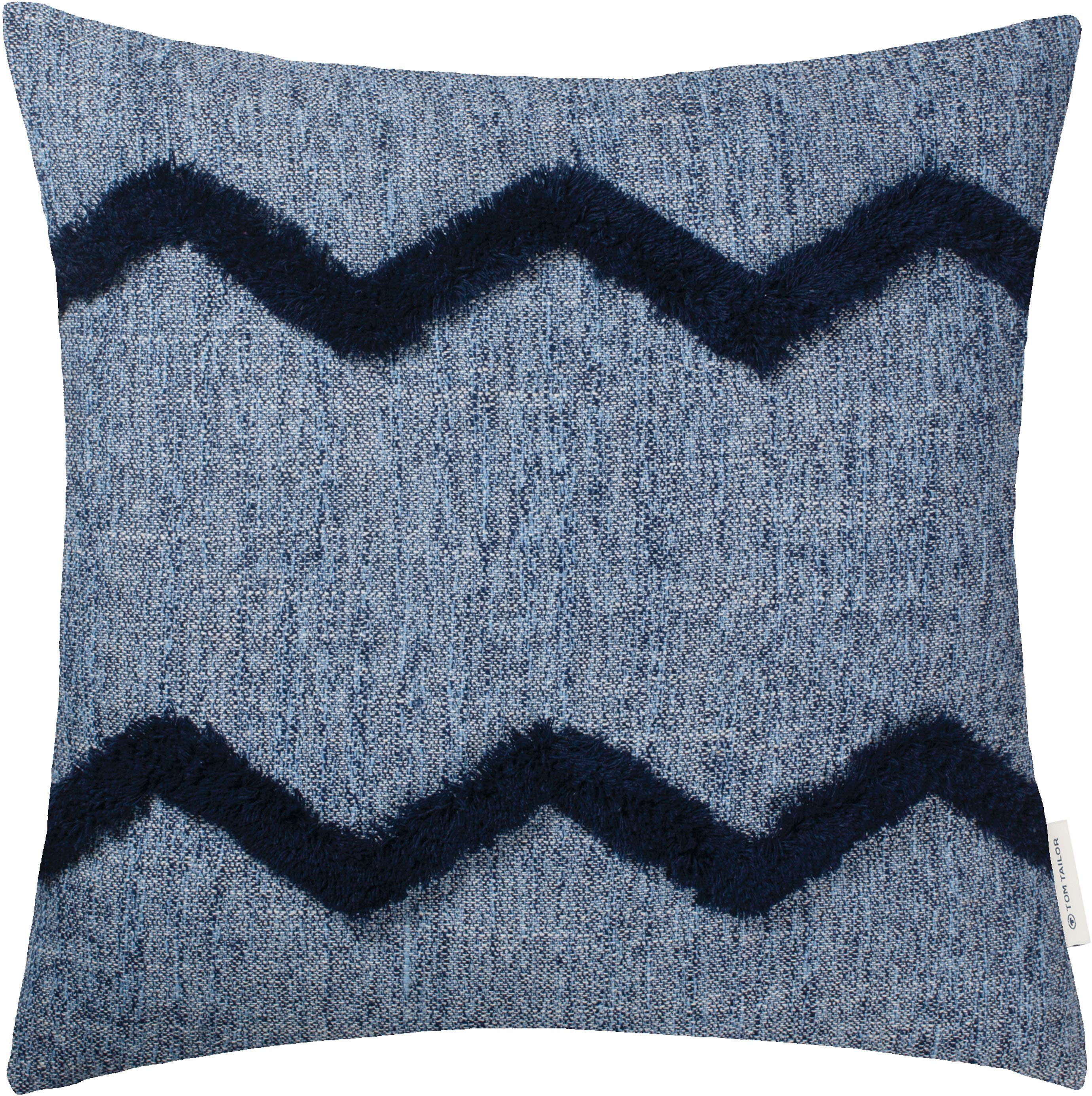 Kissenhülle Structured Zag, (1 Stück), mit Fransenapplikation. € 34,99