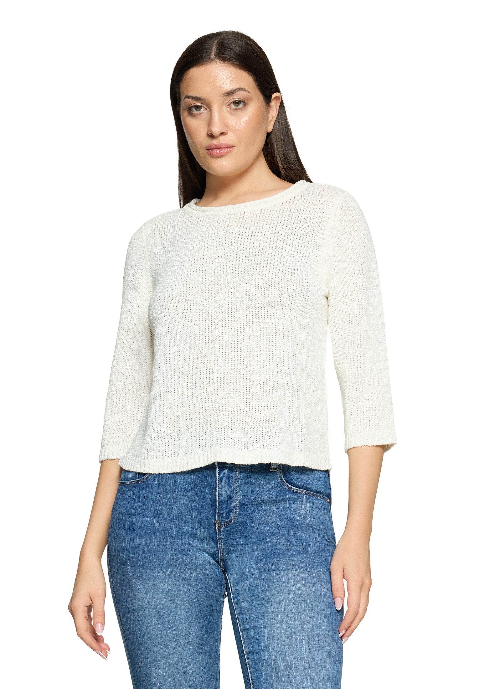 Strickpullover Damen mit 3/4 Arm