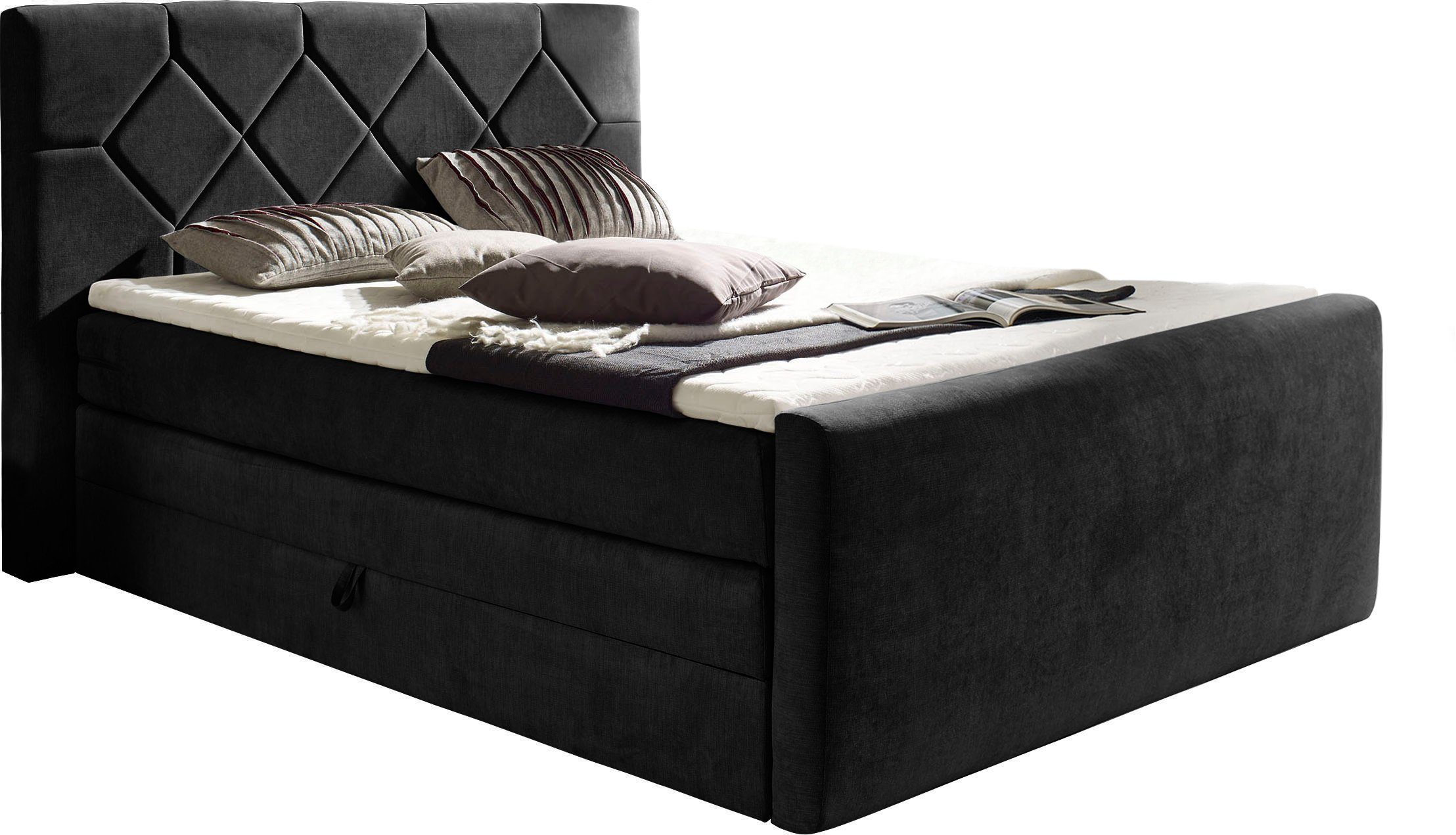 Places of Style Boxspringbett Atlanta, inklusive günstig online kaufen