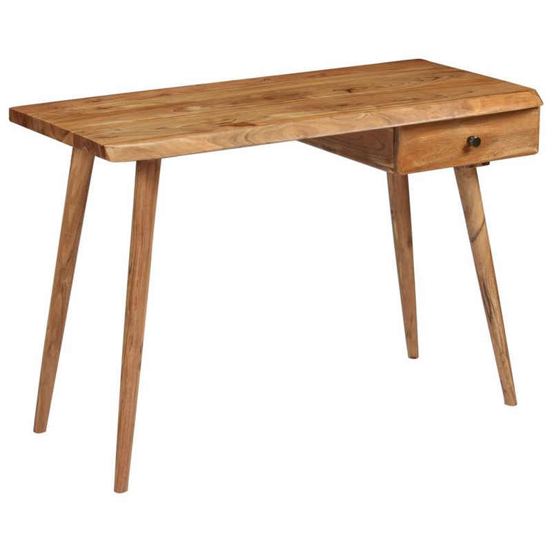 vidaXL Schreibtisch Schreibtisch Akazienholz Massiv 110 x 50 x 76 cm