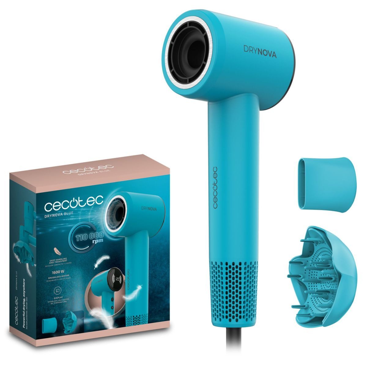 Cecotec Haartrockner DryNova Blue Haartrockner