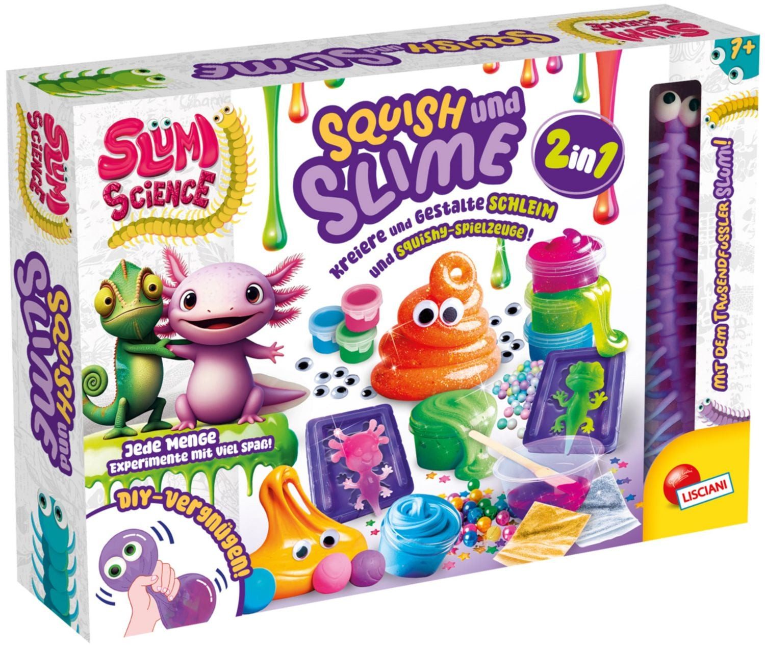 Spiel SLUMI SCIENCE SQUISH Schleim 2:1