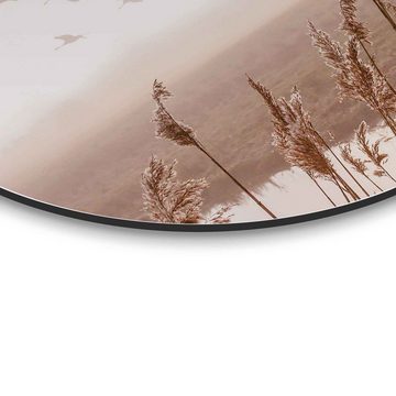 Reinders! Wandbild Wandbild Fliegende Gänse Sommer - Himmel - Pampasgras - Horizont, Vögel (1 St)