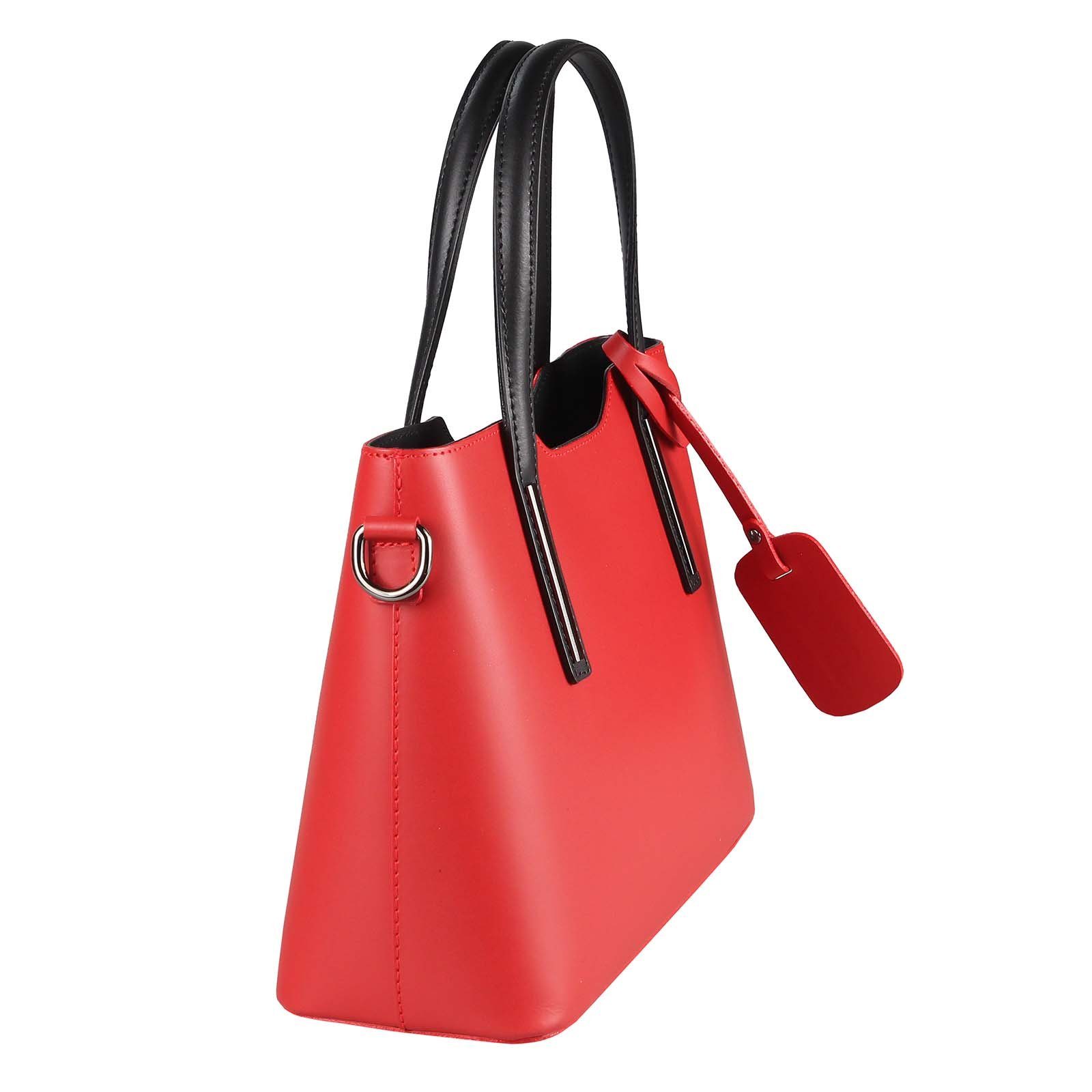 ITALYSHOP24 Schultertasche Made in Italy Damen echt Leder Henkeltasche Shopper Lederhandtasche, Italienische Umhängetasche Cross Over Body Hobo Bag, Premium Qualität
