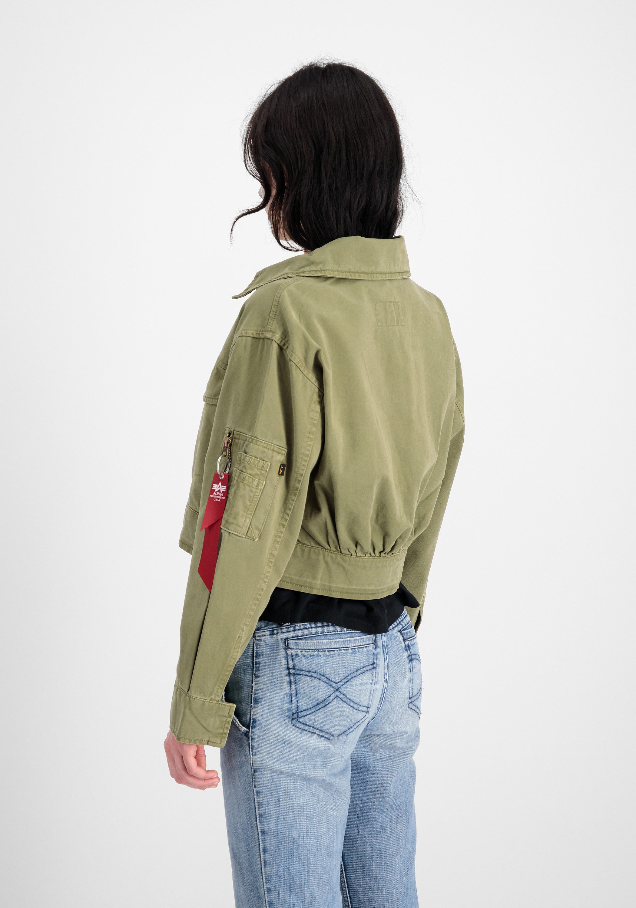 Alpha Industries Bomberjacke Deck Jacket Cropped Wmn