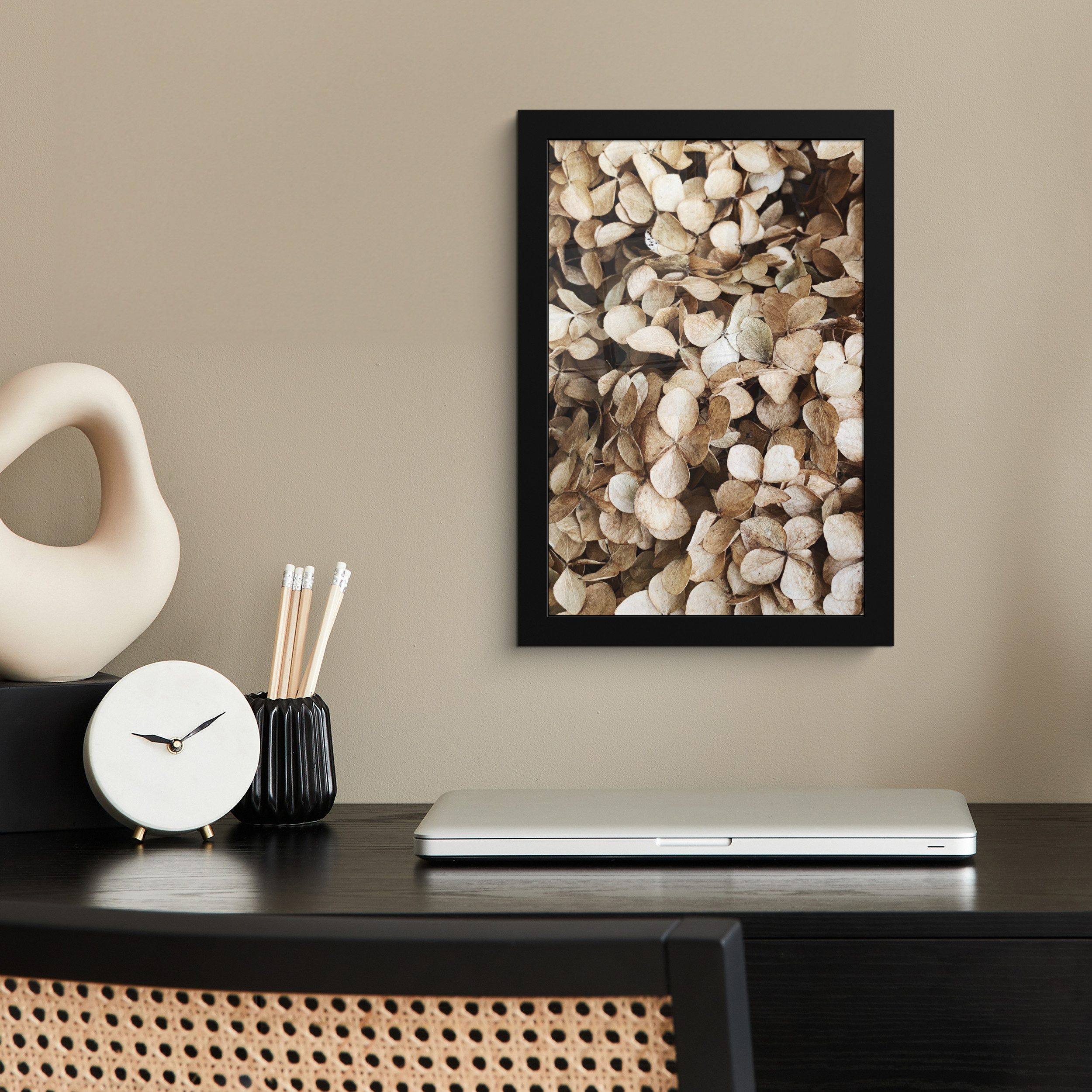 MuchoWow Poster Blätter - Beige - günstig online kaufen