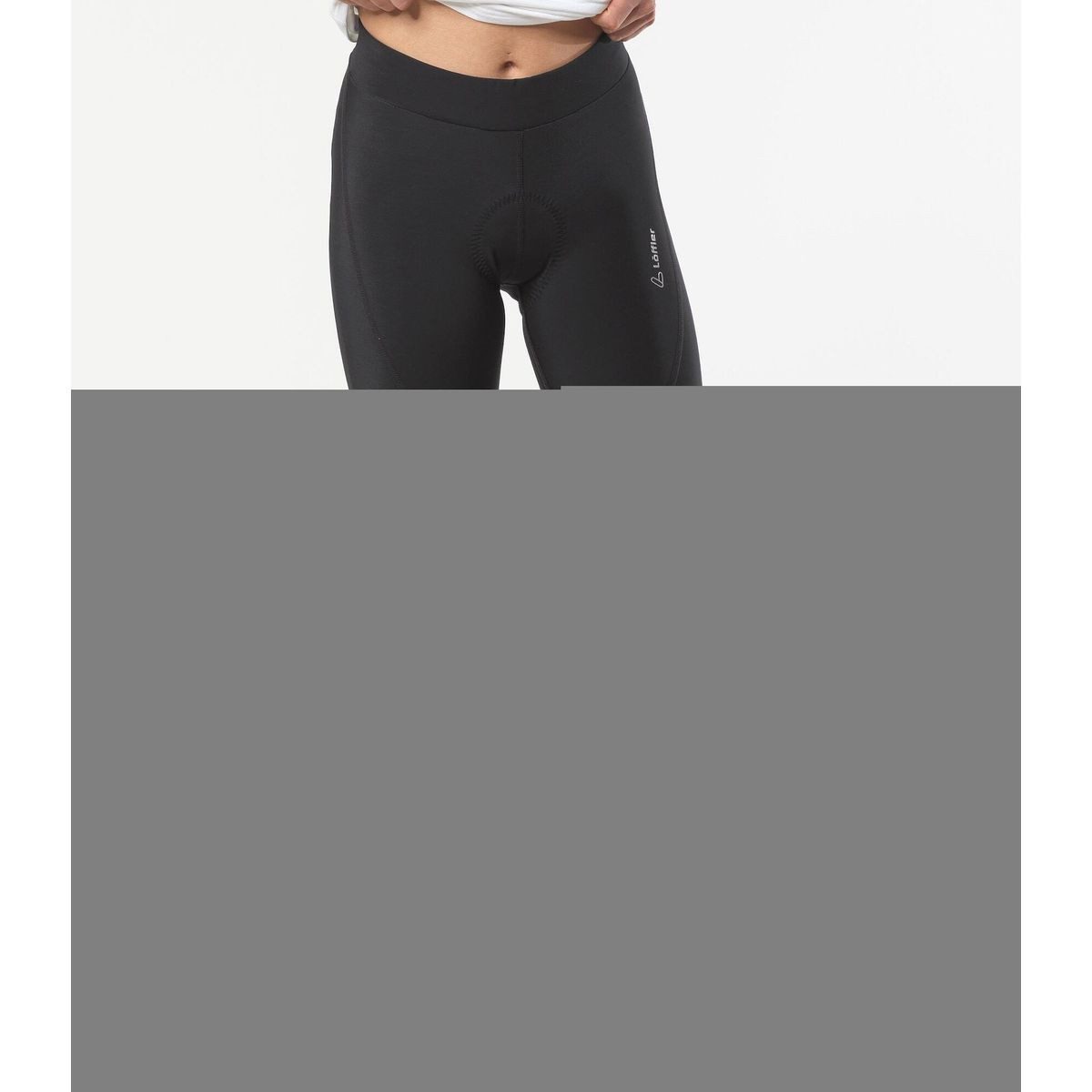 Löffler Fahrradhose Women Bike Tights Thermo Elastic Thermo-Radhose für Damen mit schnelltrocknendem Material und