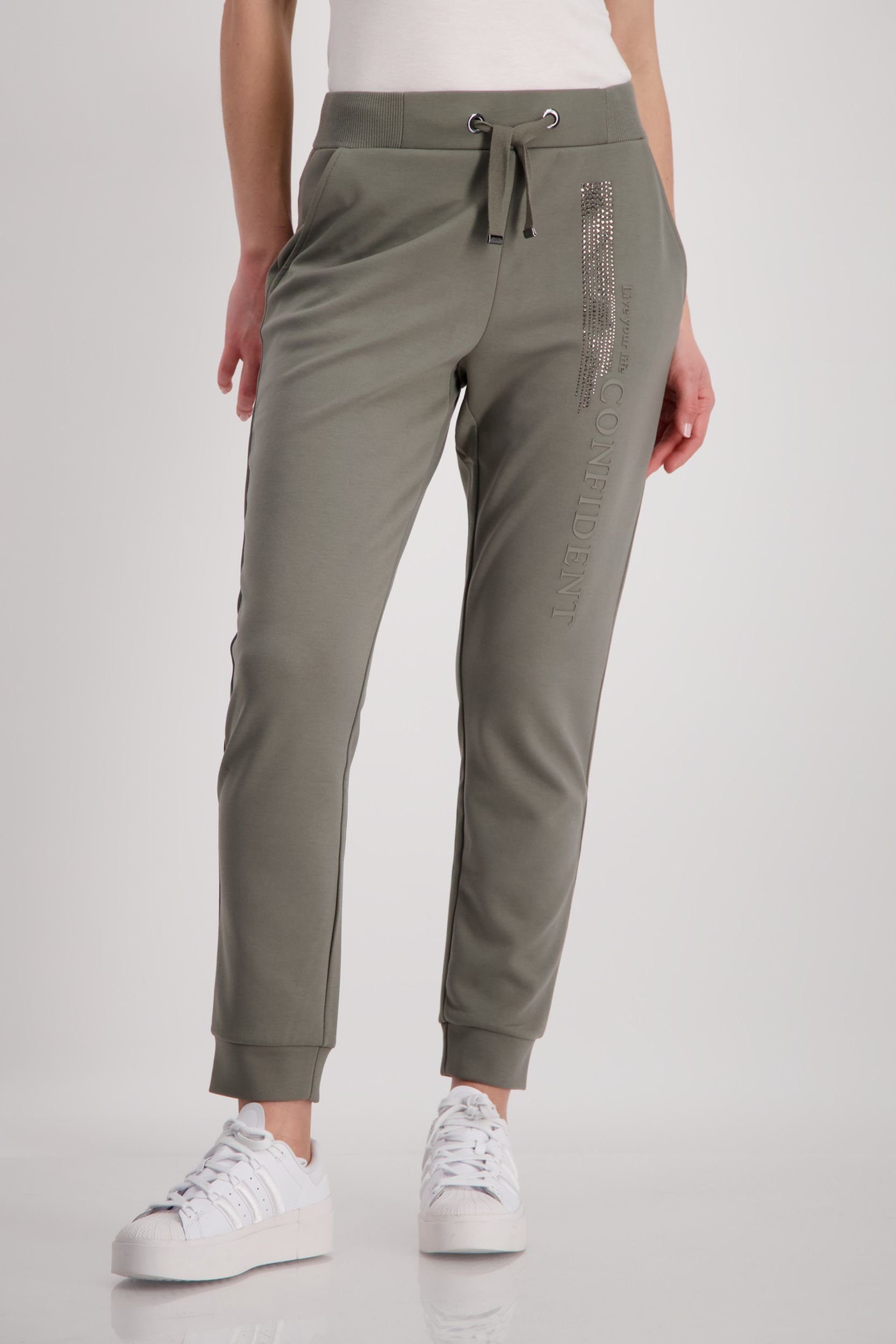 MONARI Damen Hose - Bequeme Jogger-Hose Aus Viskose-Mix Mit Sportlichem Design