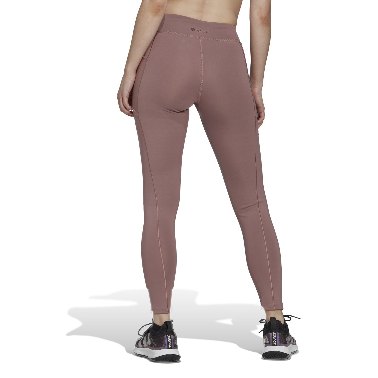 adidas Performance Trainingshose Match Tight (enganliegend, breiter Bund, schmal) rotbraun Damen