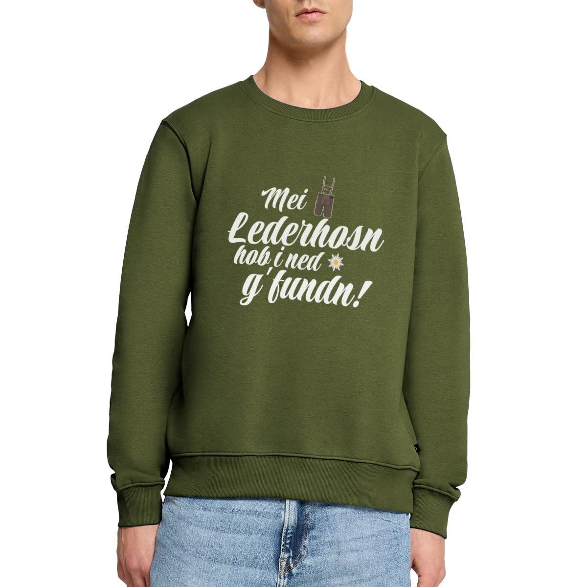 Spreadshirt Sweatshirt Bayern Lederhose Ersatz Volksfest Trachtenshirt Herren Premium Pullove (1-tlg)