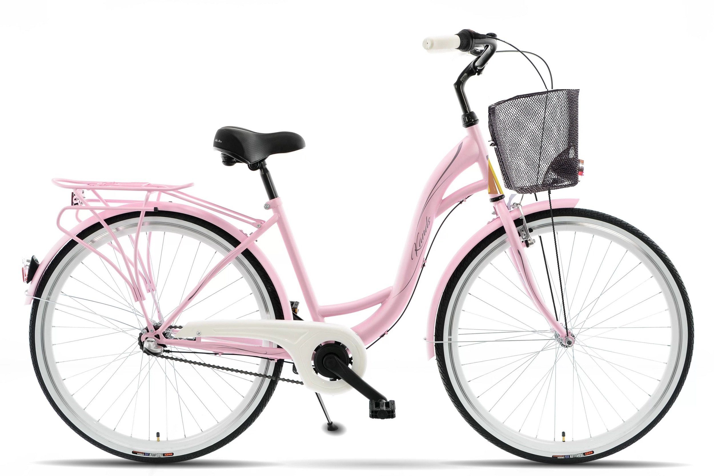 breluxx Cityrad 28 Zoll Damenfahrrad S-Comfort rosa, Rücktrittbremse mit  Korb, 3 Gang Shimano Nexus Schaltwerk, Nabenschaltung