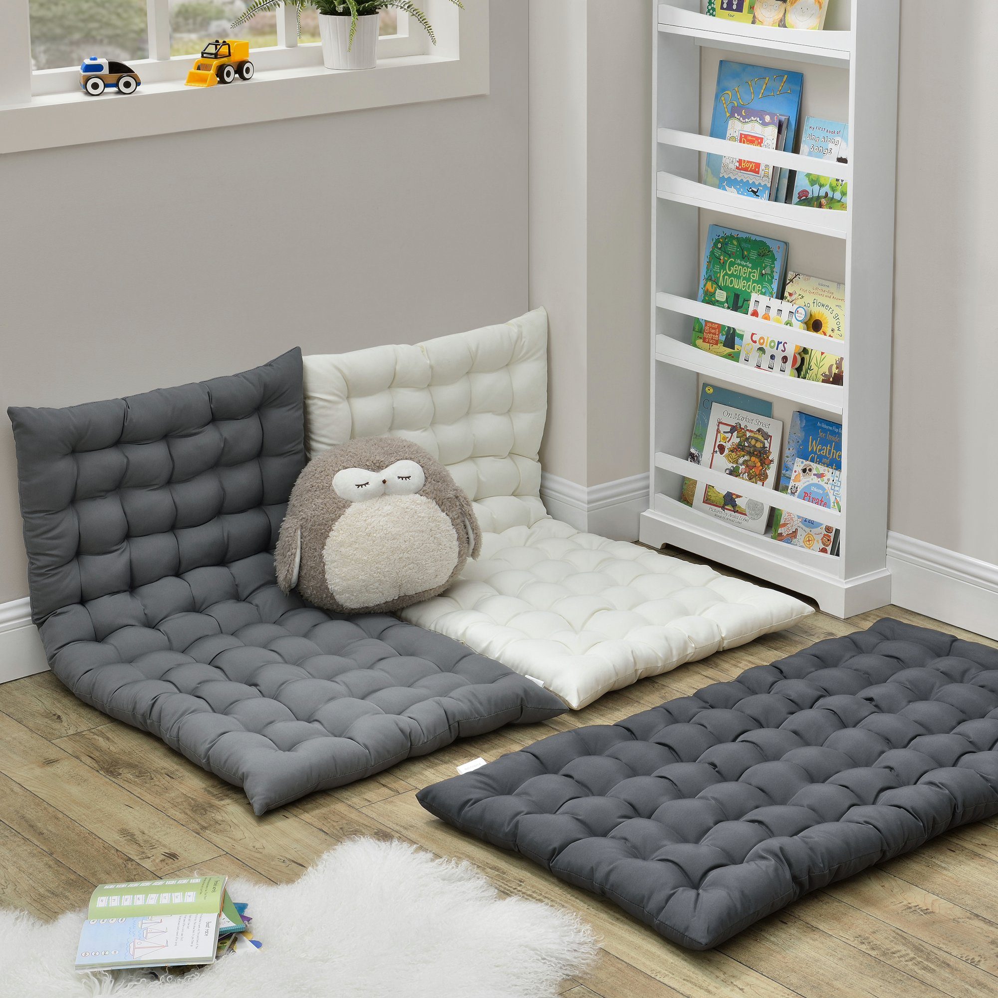 en.casa Bodenkissen, »Espoo« Bodenmatratze für Kinderzimmer Sitzecke  120x60cm Beige online kaufen | OTTO