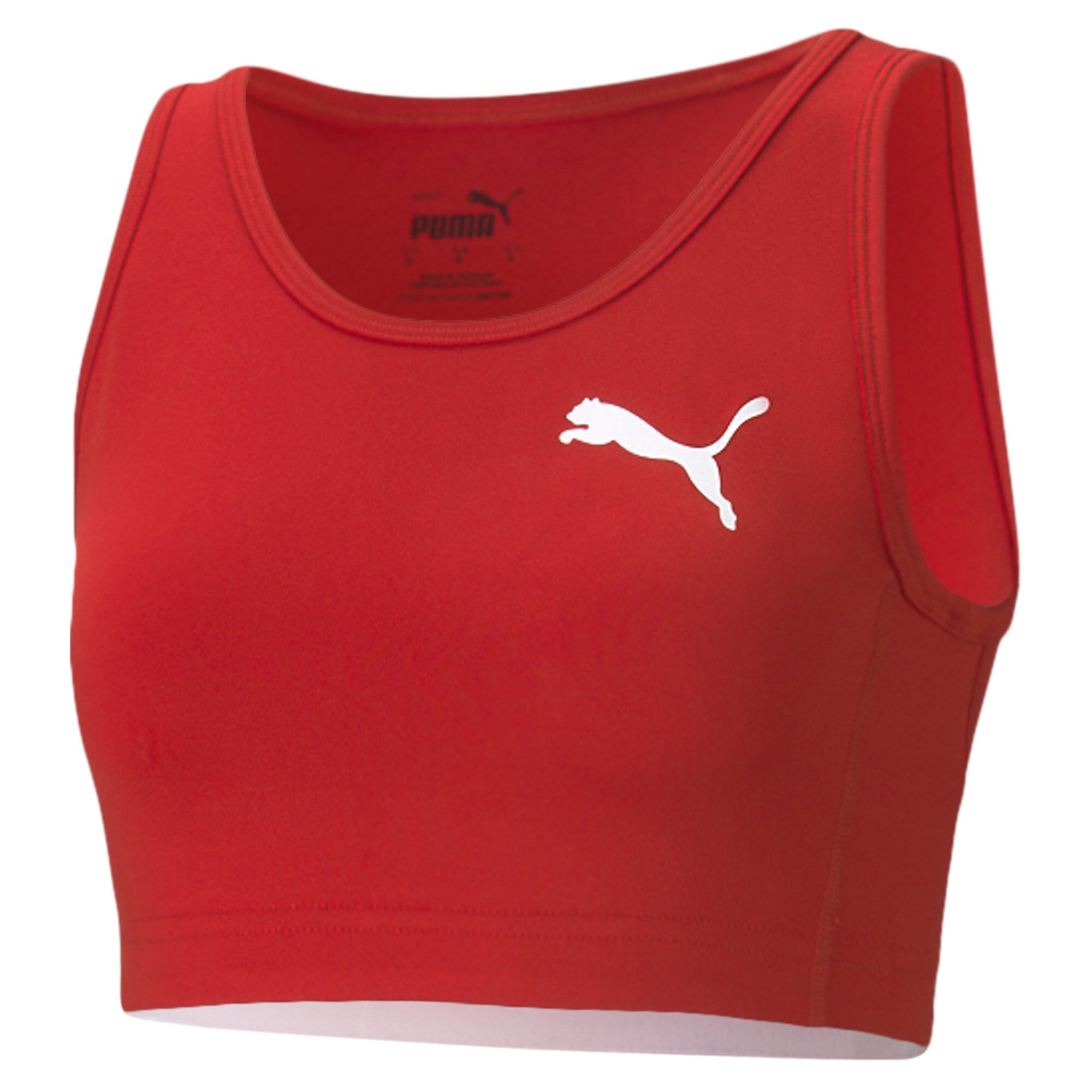PUMA Tanktop Puma Damen Laufshirt Cross the Line Crop Laufshirt W 2.0 519670